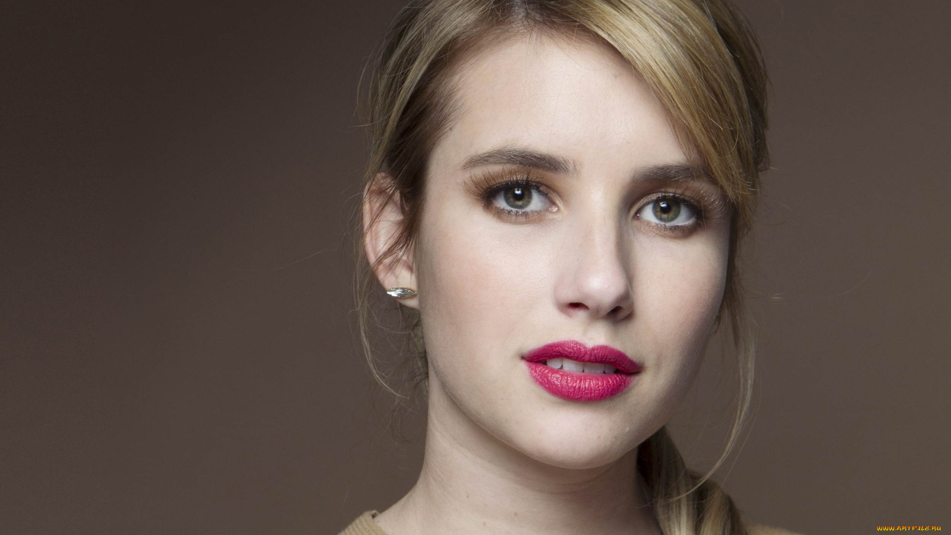 девушки, emma, roberts, блондинка, лицо