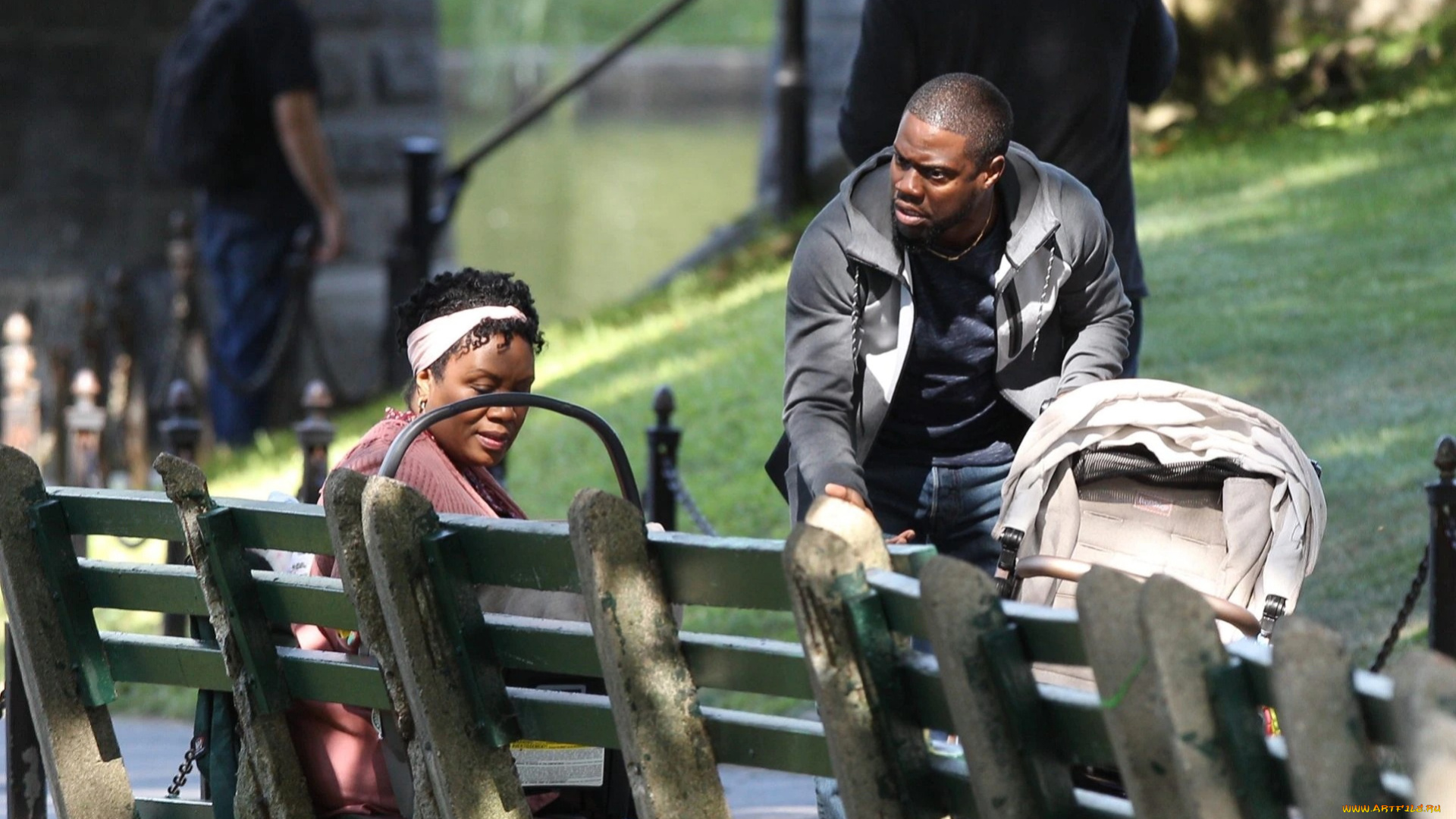 кино, фильмы, fatherhood, мужчина, женщина, скамейка