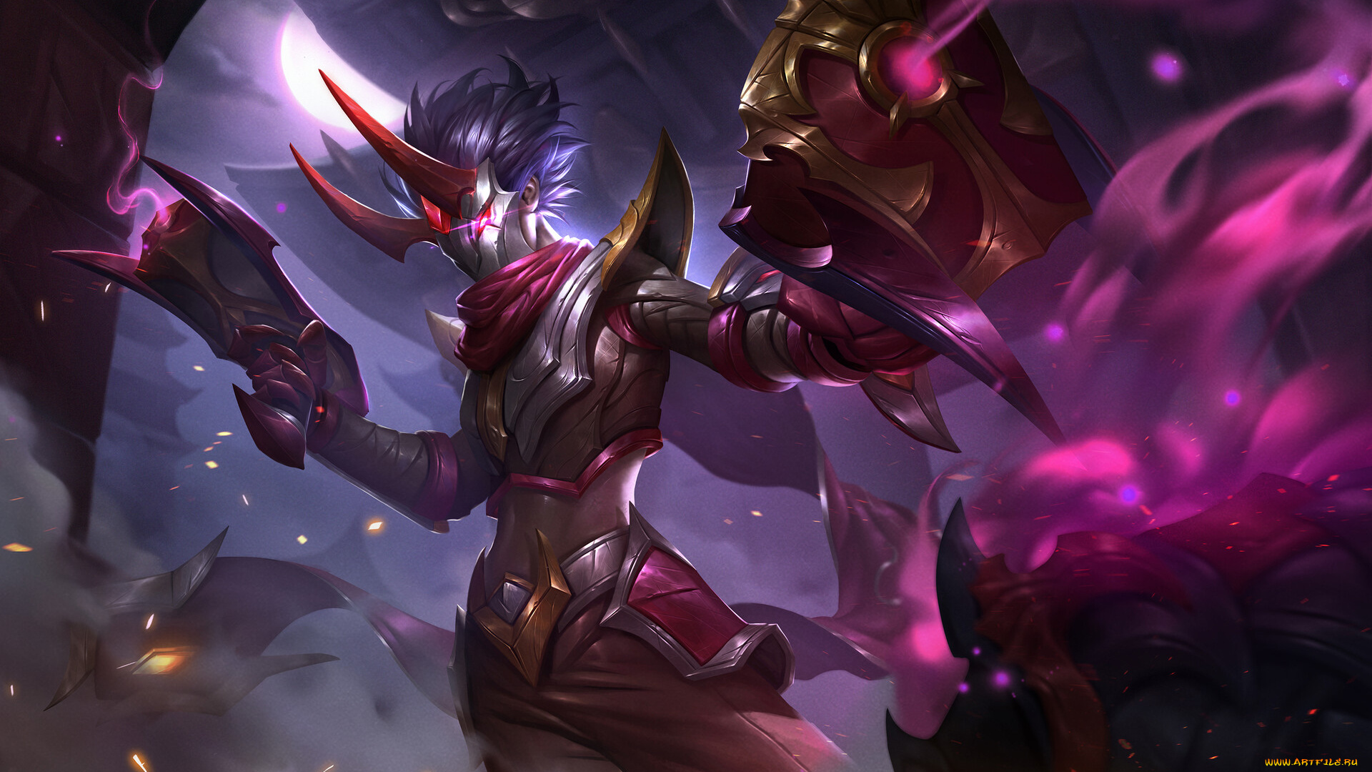 видео, игры, league, of, legends, sett, маска, оружие