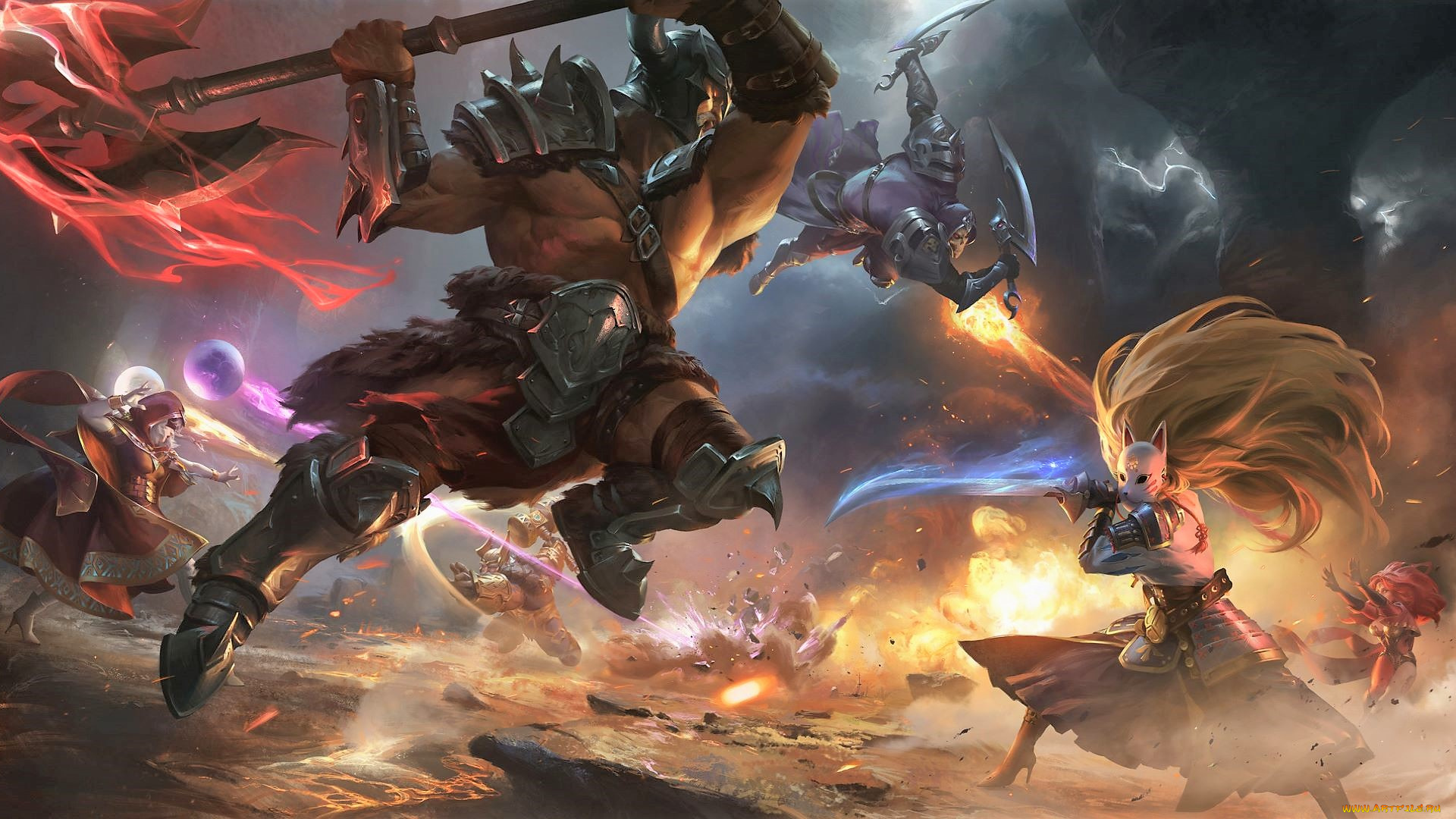 видео, игры, legend, of, ace, персонажи, бой