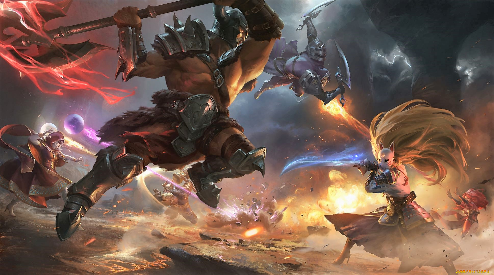 видео, игры, legend, of, ace, персонажи, бой