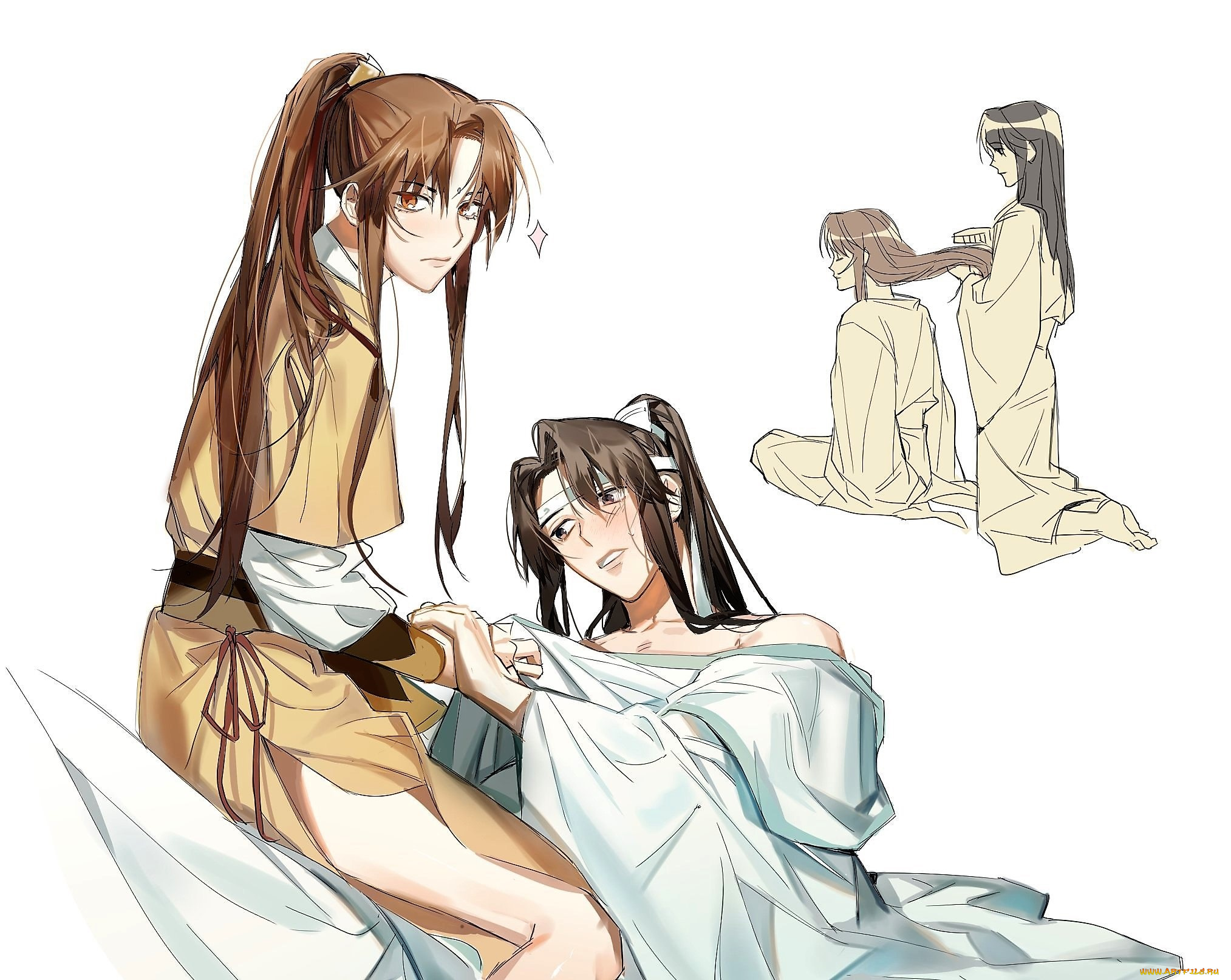 аниме, mo, dao, zu, shi, цзинь, лин, лань, сычжуй