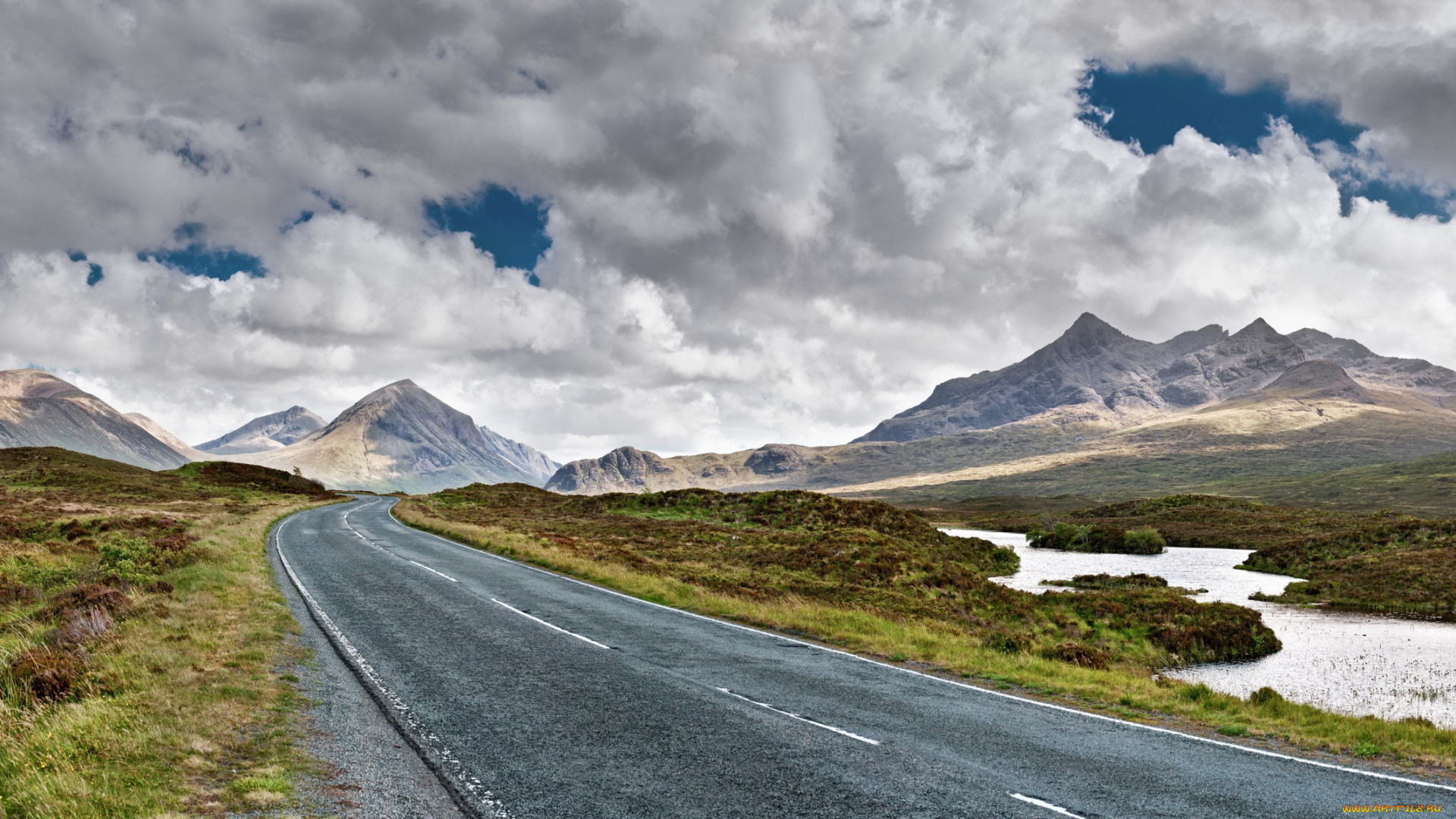 isle, of, skye, scotland, природа, дороги, isle, of, skye