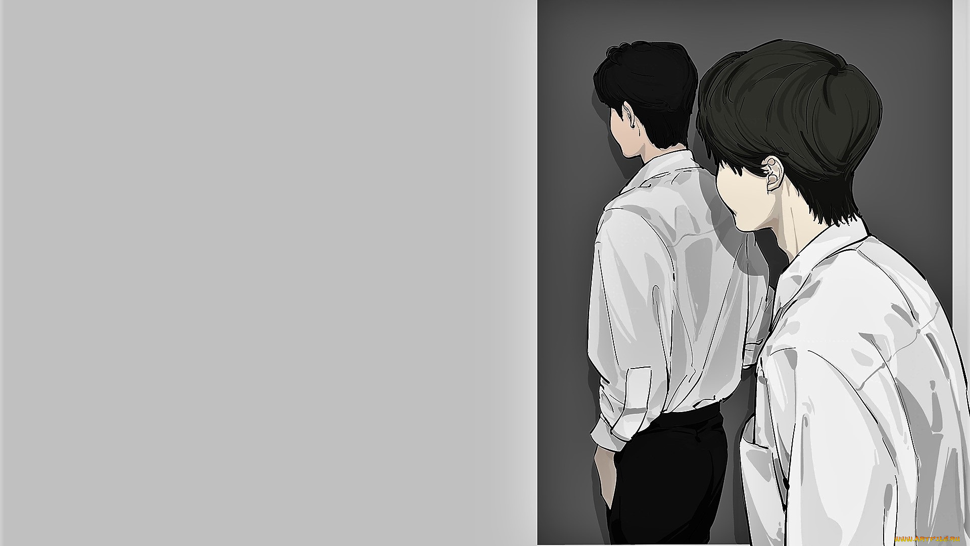 рисованное, люди, ван, ибо, сяо, чжань, щека