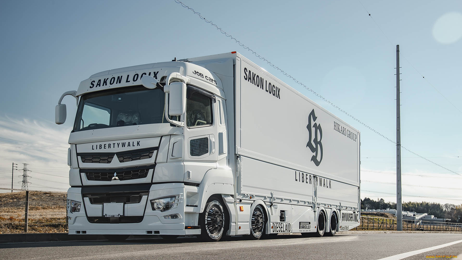 автомобили, mitsubishi, trucks, lbwk