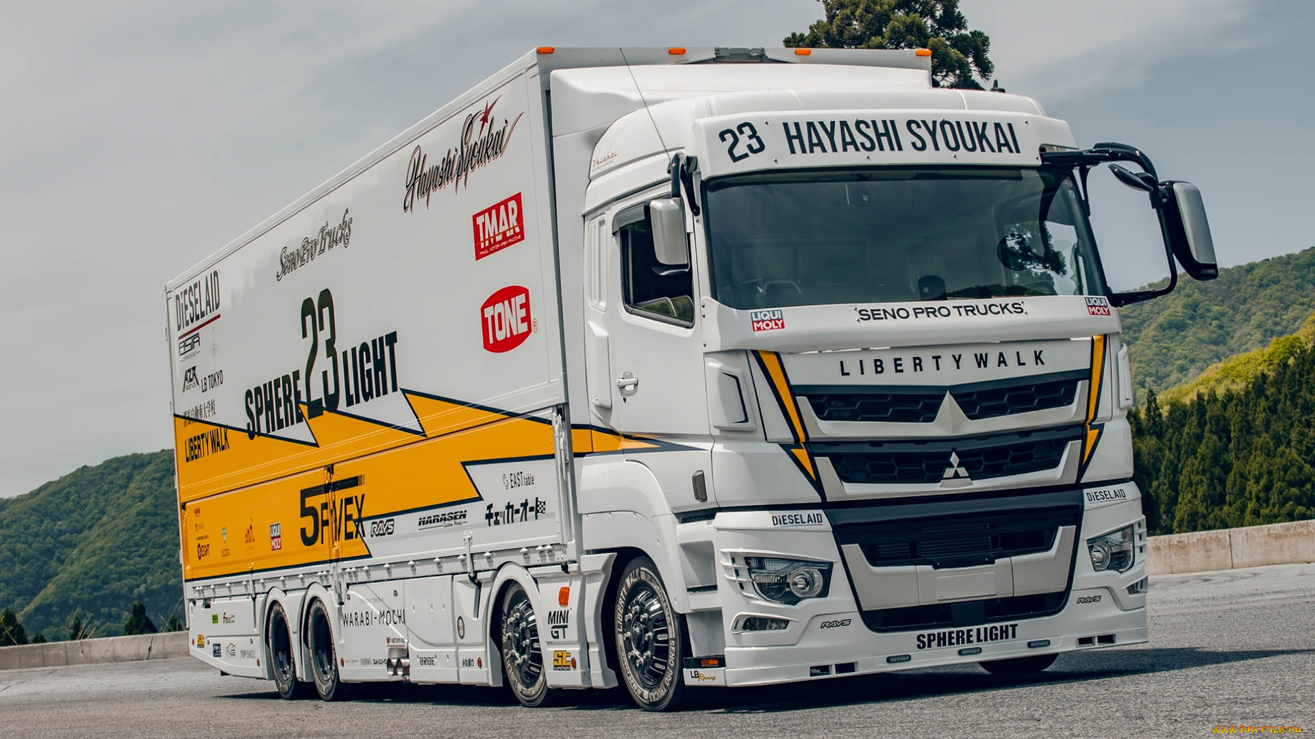 автомобили, mitsubishi, trucks, lbwk