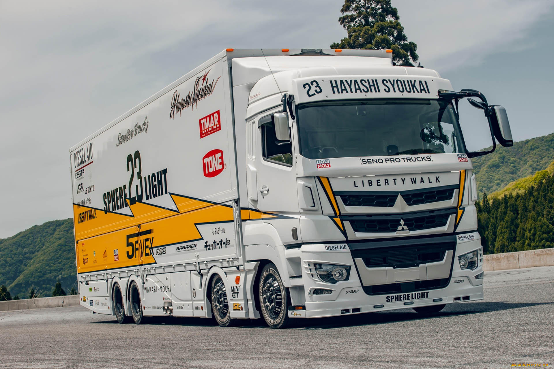 автомобили, mitsubishi, trucks, lbwk