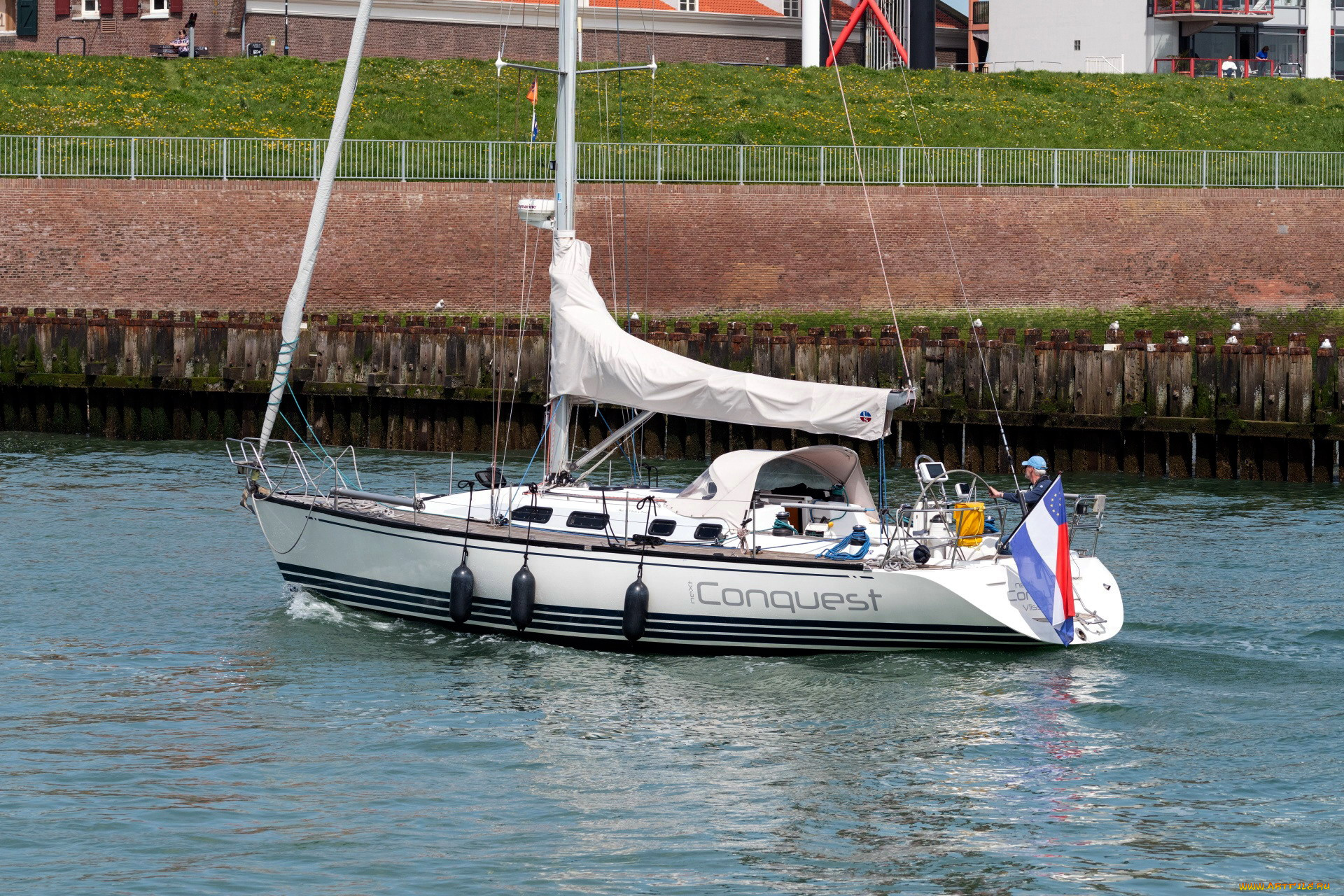 корабли, яхты, яхта, парус