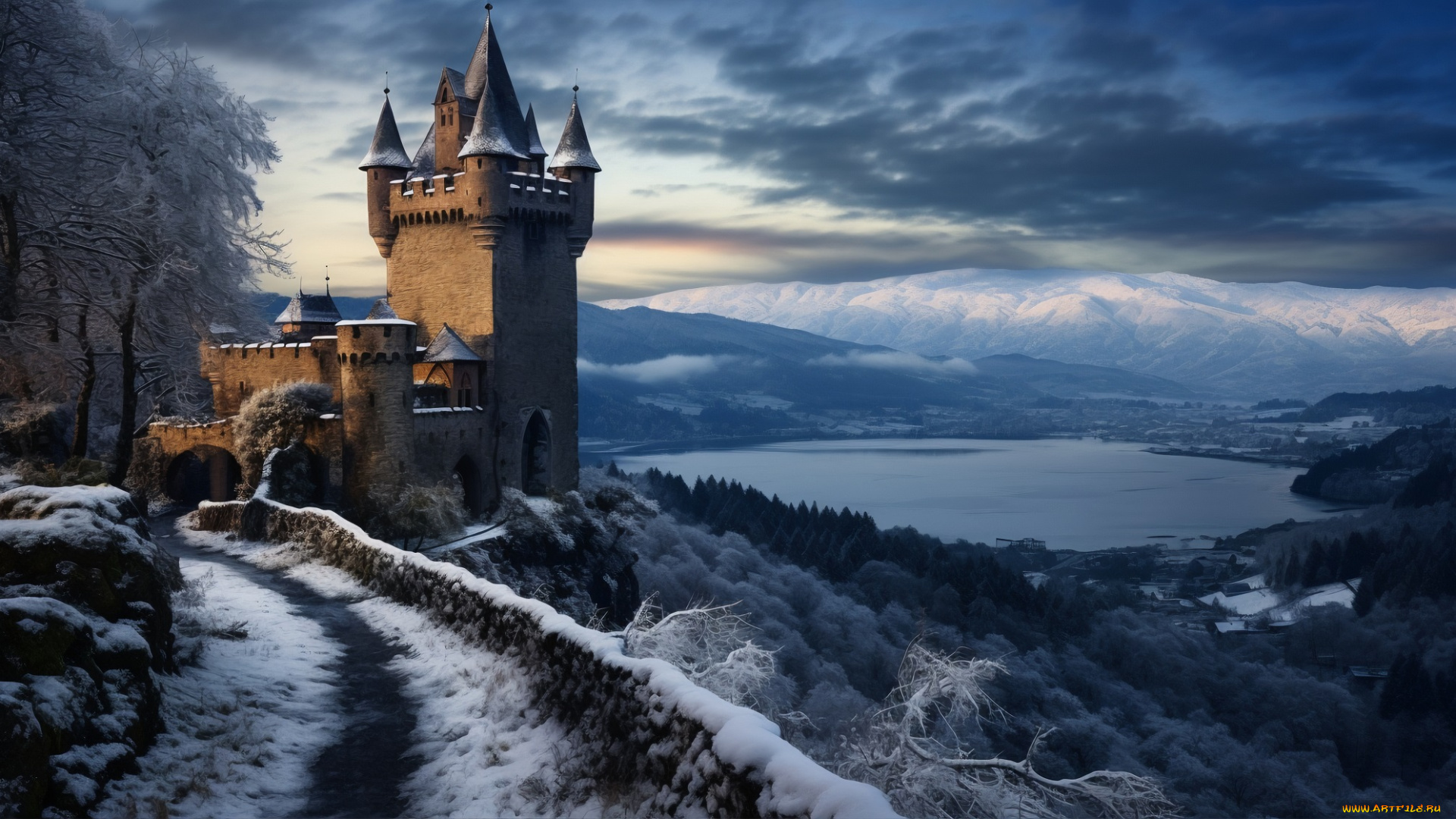 фэнтези, замки, замок