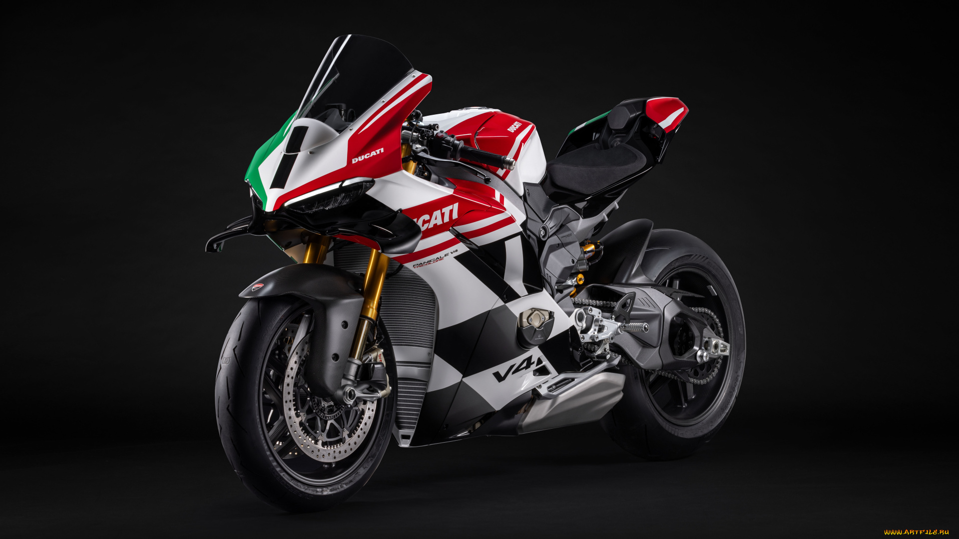 мотоциклы, -unsort, ducati, panigale, v4, tricolore, sport, bike, 2025