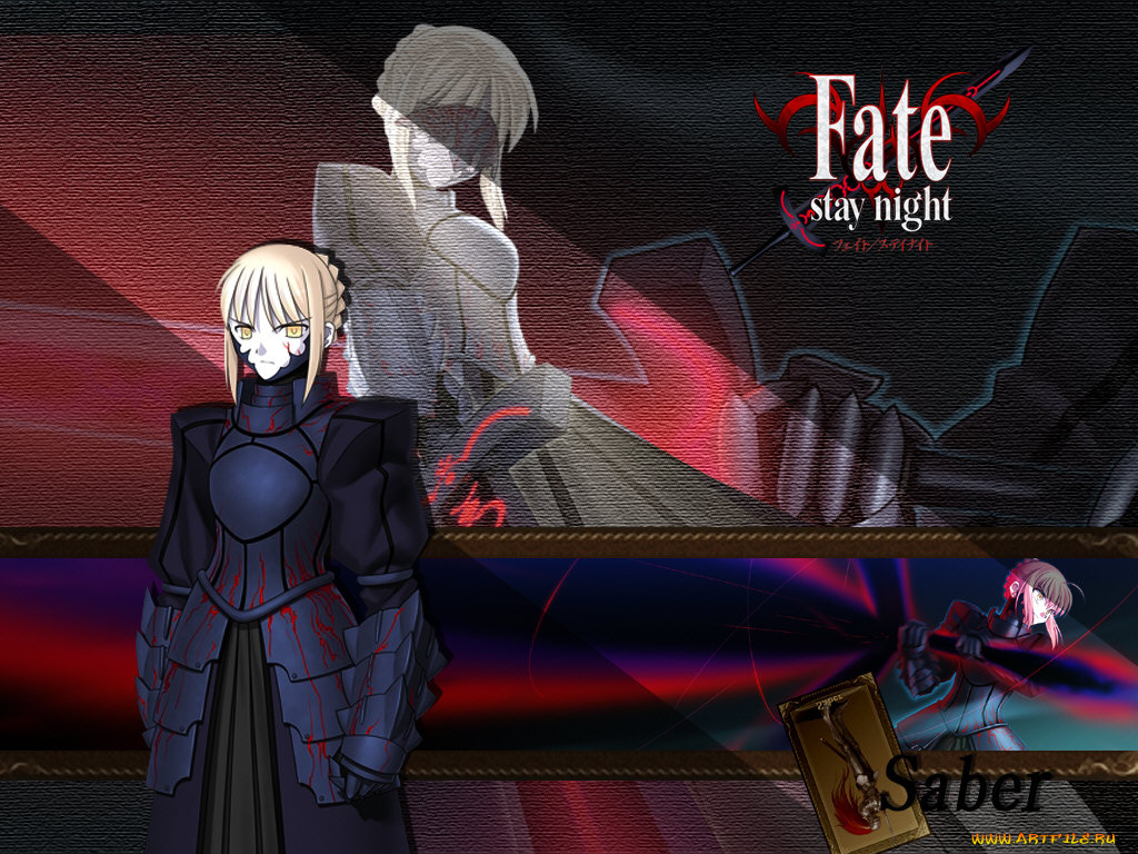 аниме, fate, stay, night