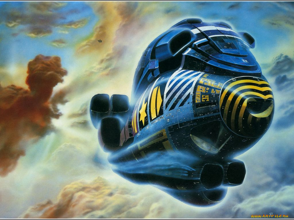 фэнтези, космические, корабли, звездолеты, станции