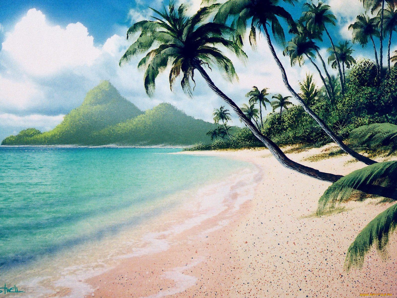 рисованные, природа