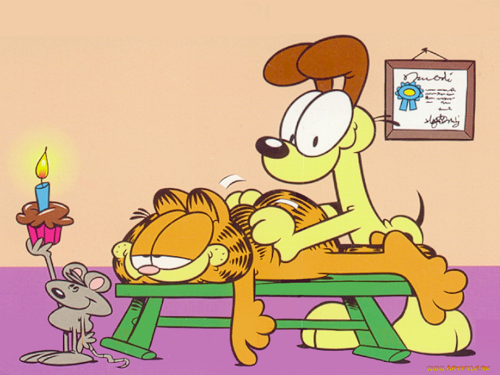 мультфильмы, garfield