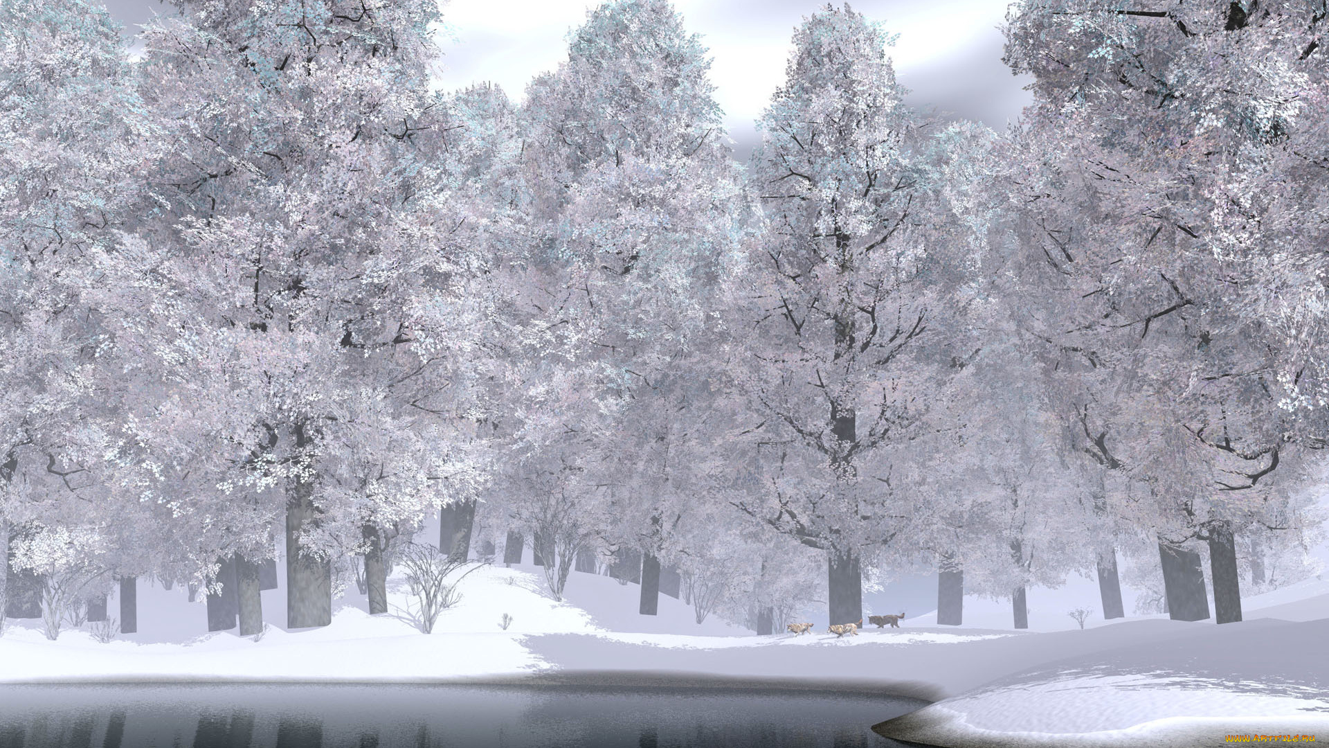 3д, графика, nature, landscape, природа