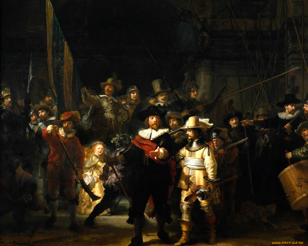 rembrandt, рисованные, van, rijn