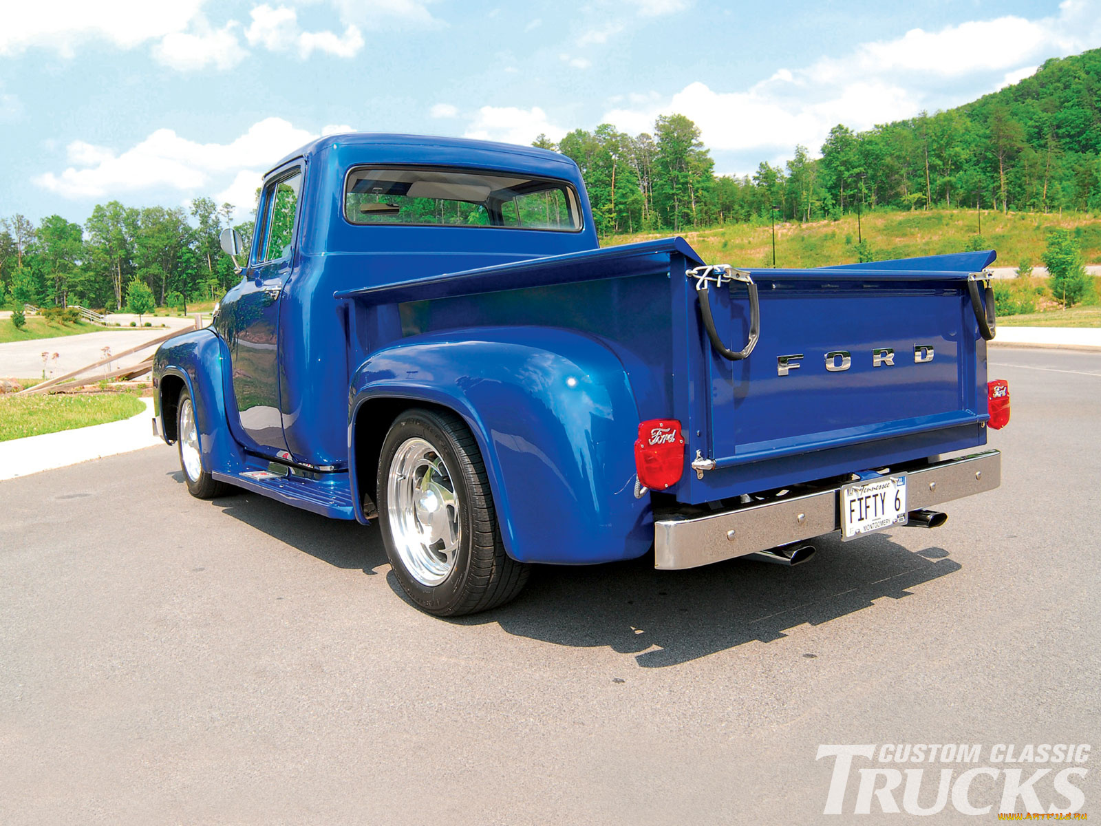 1956, ford, f100, автомобили, custom, pick, up