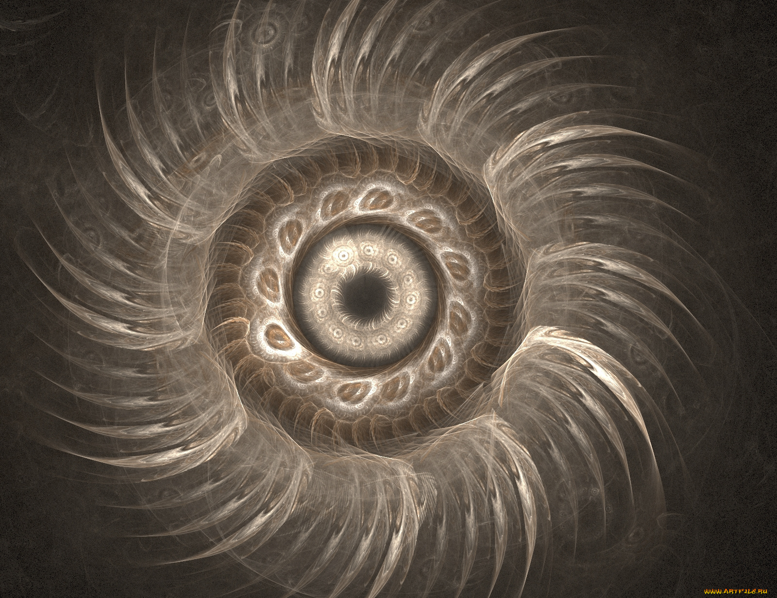 3д, графика, fractal, фракталы, абстракция, узор, тёмный