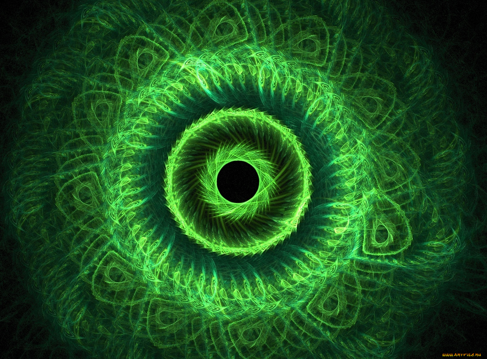 3д, графика, fractal, фракталы, абстракция, узор, тёмный