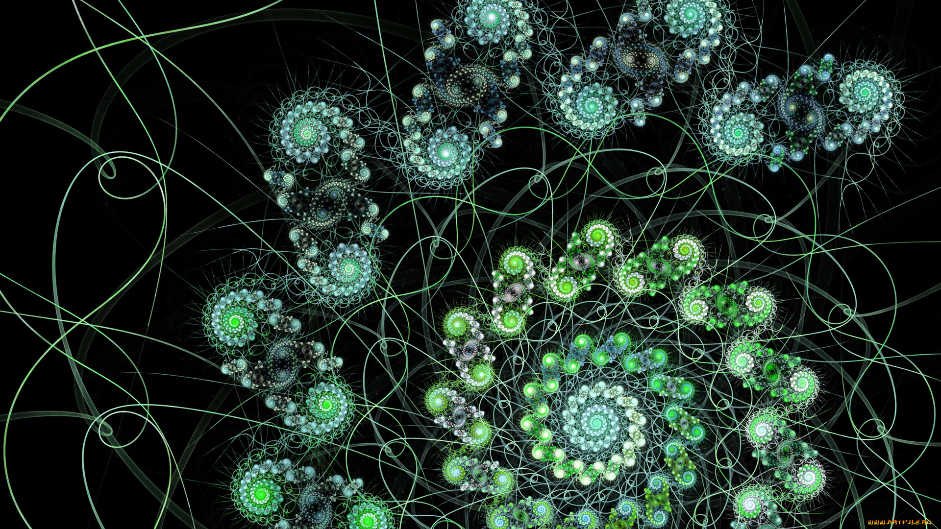 3д, графика, fractal, фракталы, абстракция, узор, тёмный