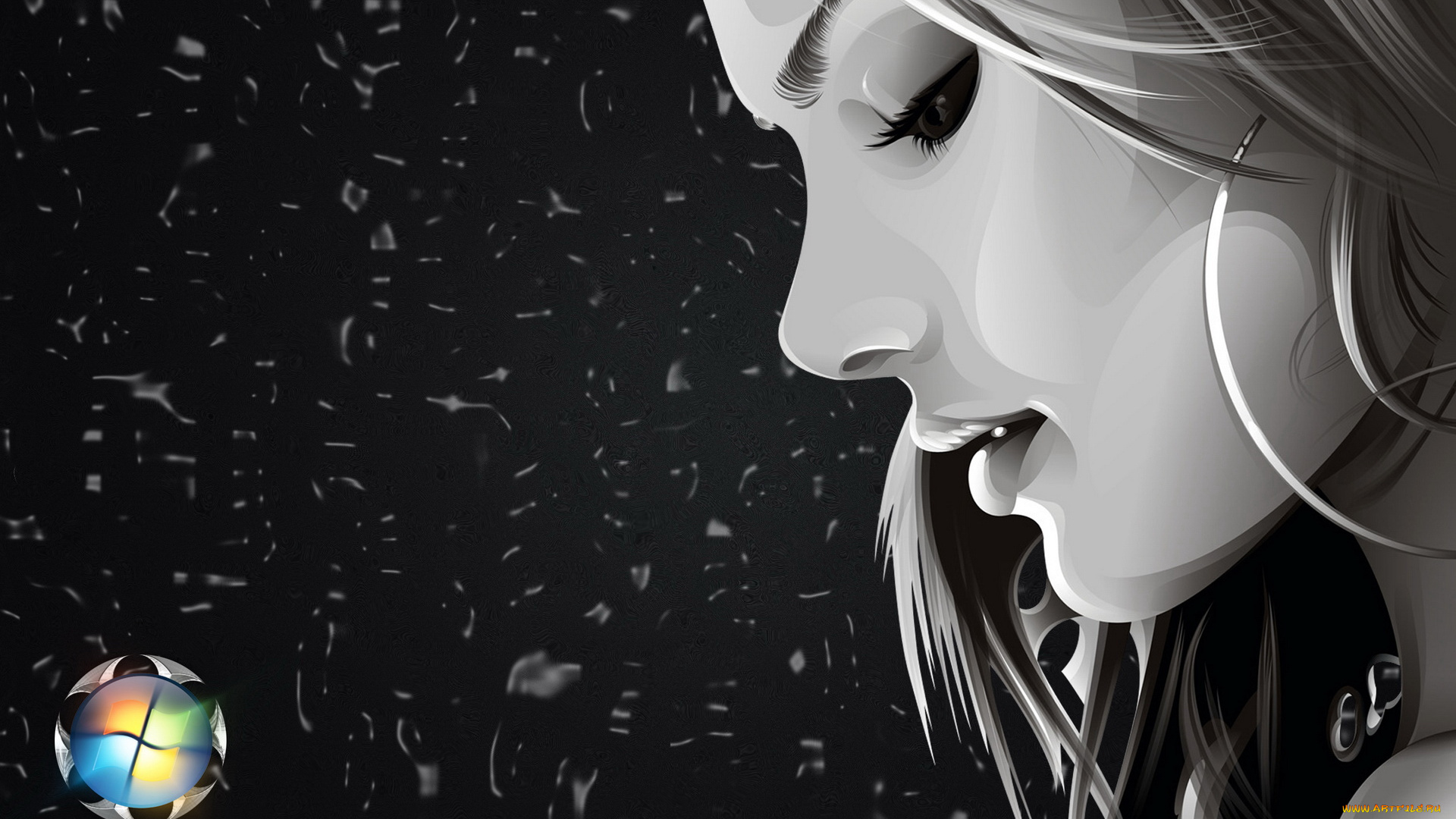 компьютеры, windows, vista, longhorn, девушка, виста