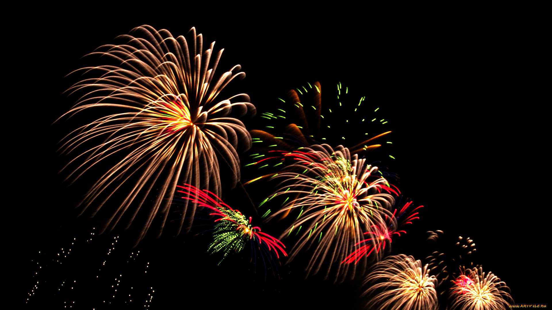 разное, салюты, фейерверки, салют