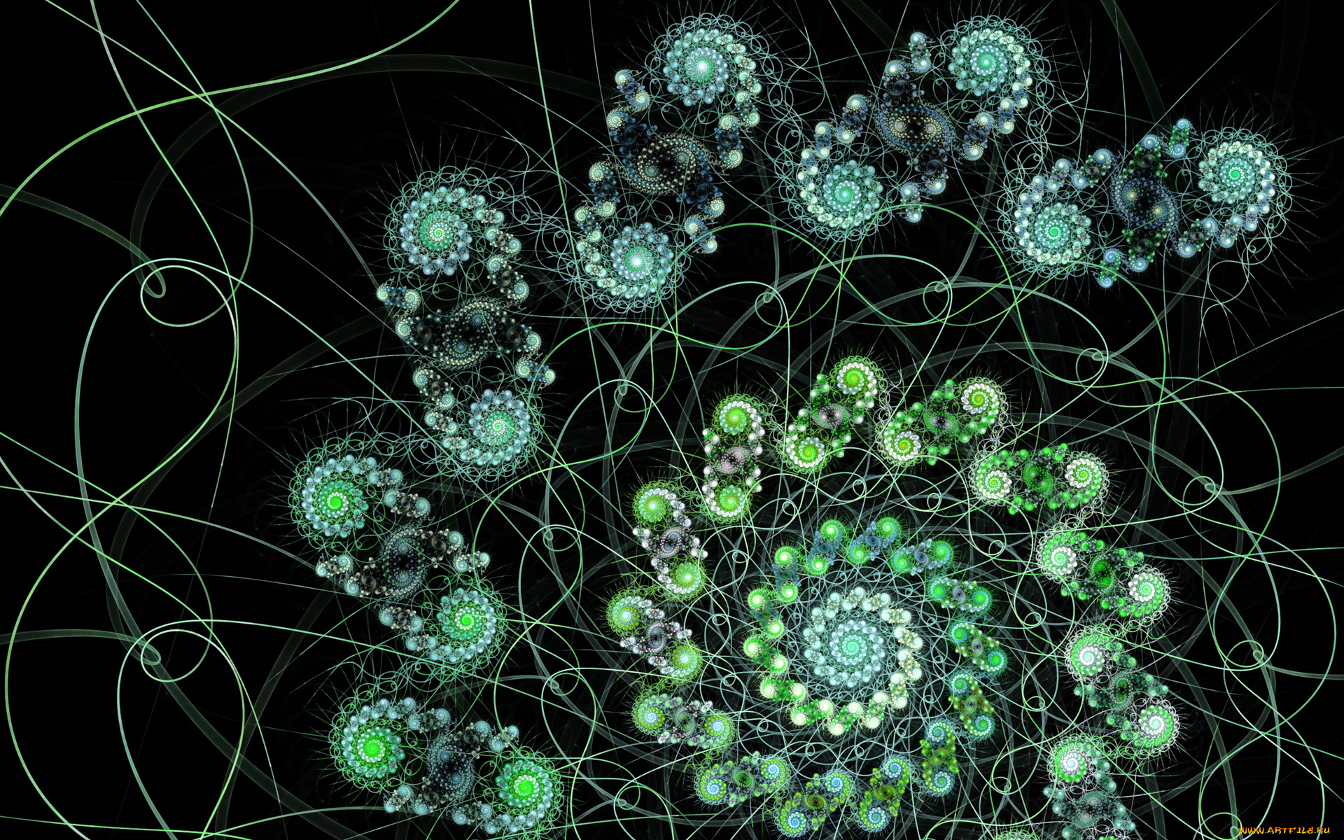 3д, графика, fractal, фракталы, абстракция, узор, тёмный