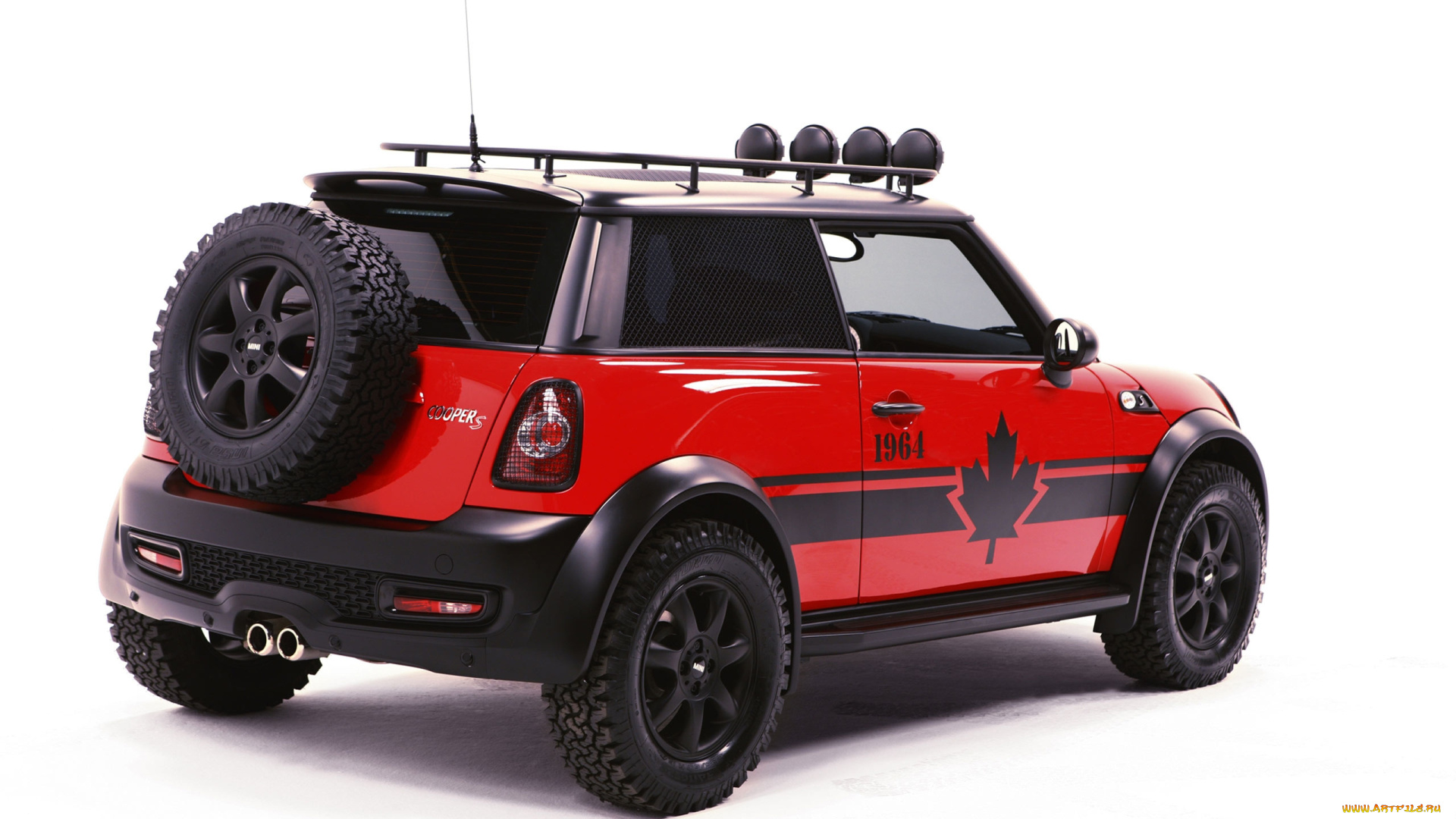 mini, red, mudder, автомобили, спортивный, купер, мини