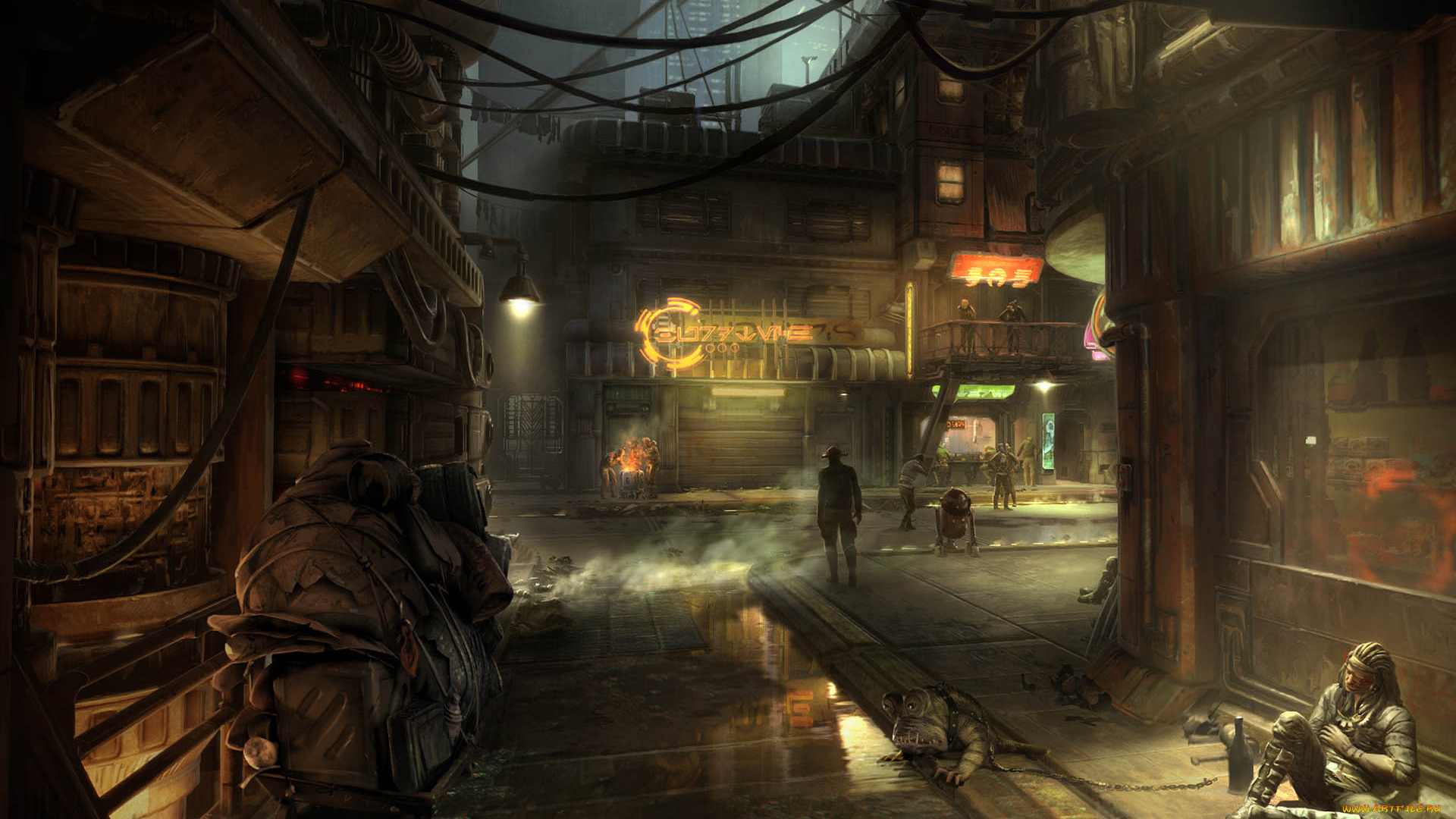 star, wars, 1313, видео, игры, город