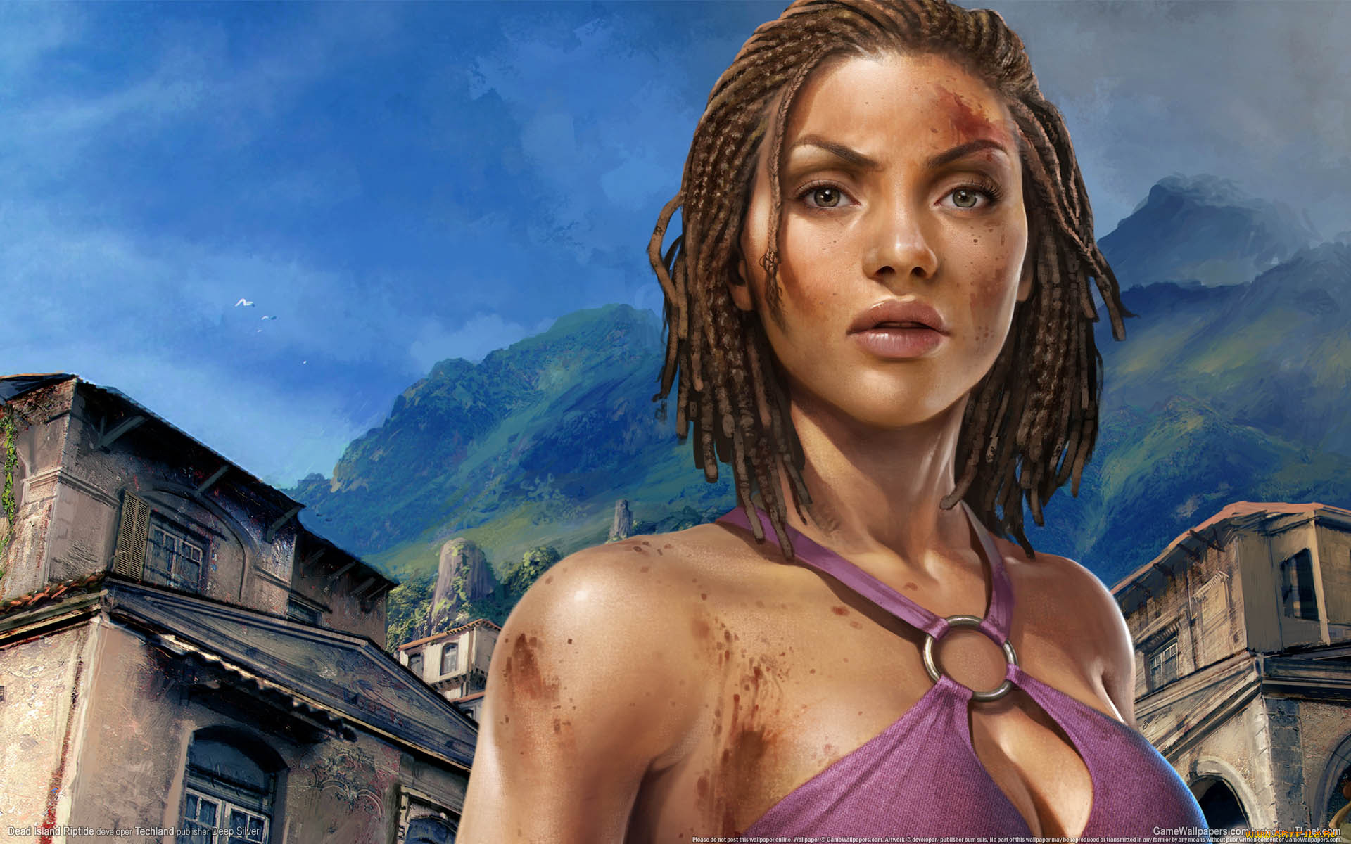 dead, island, riptide, видео, игры, девушка