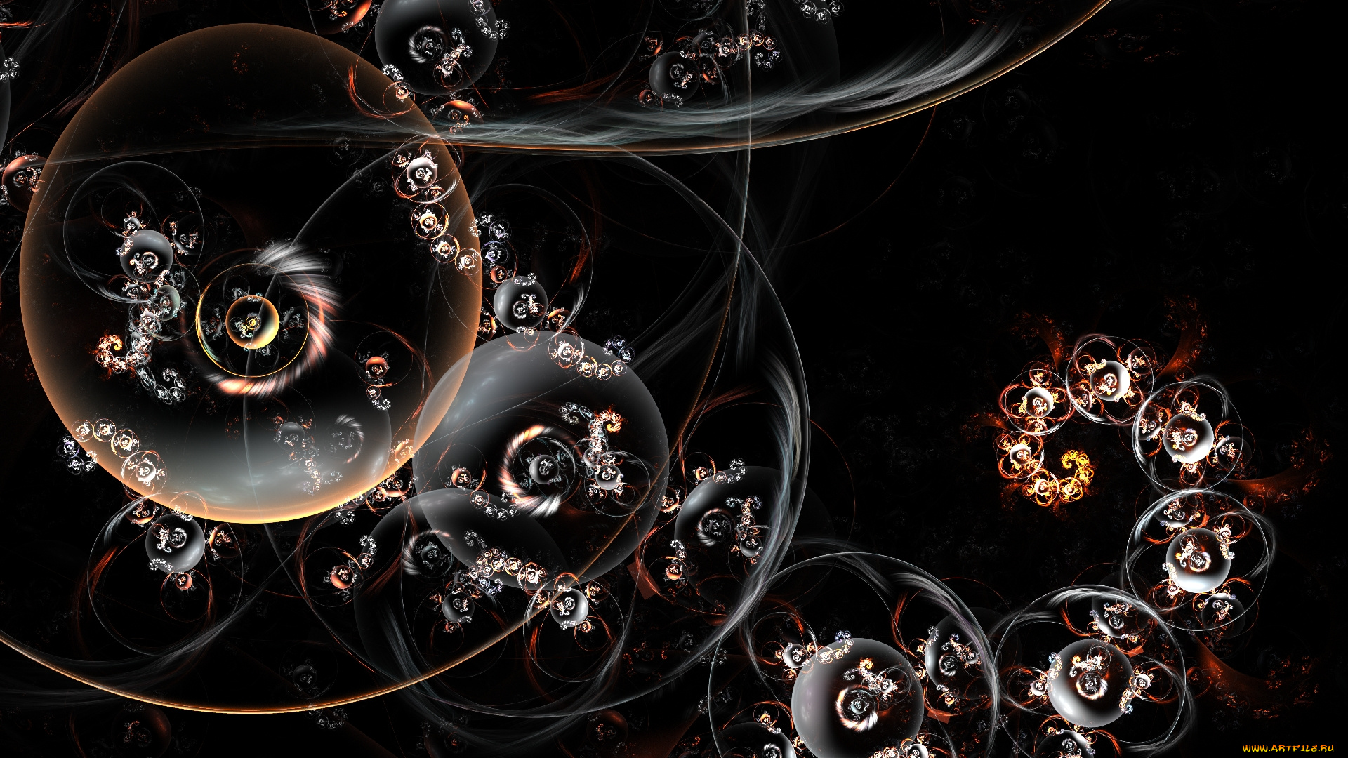 3д, графика, fractal, фракталы, цвета, узор