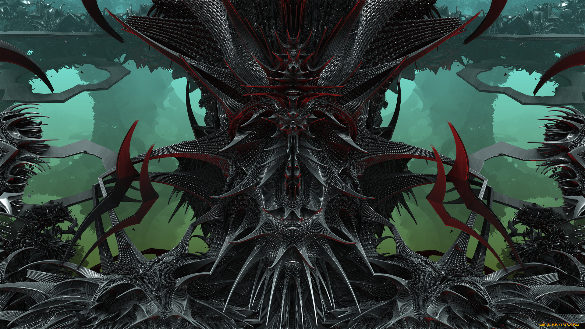 3д, графика, fractal, фракталы, узор