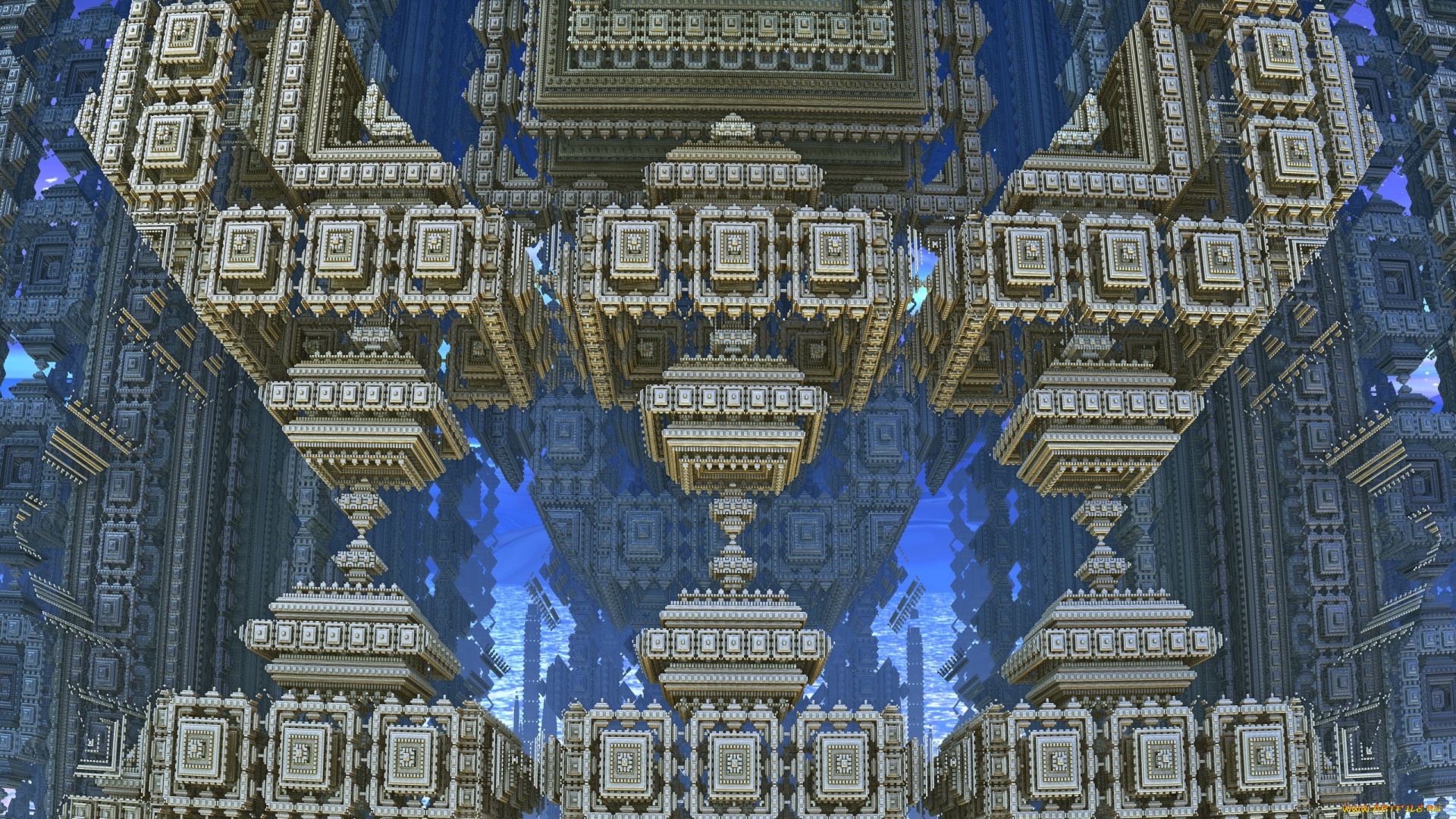 3д, графика, fractal, фракталы, узор, цвета