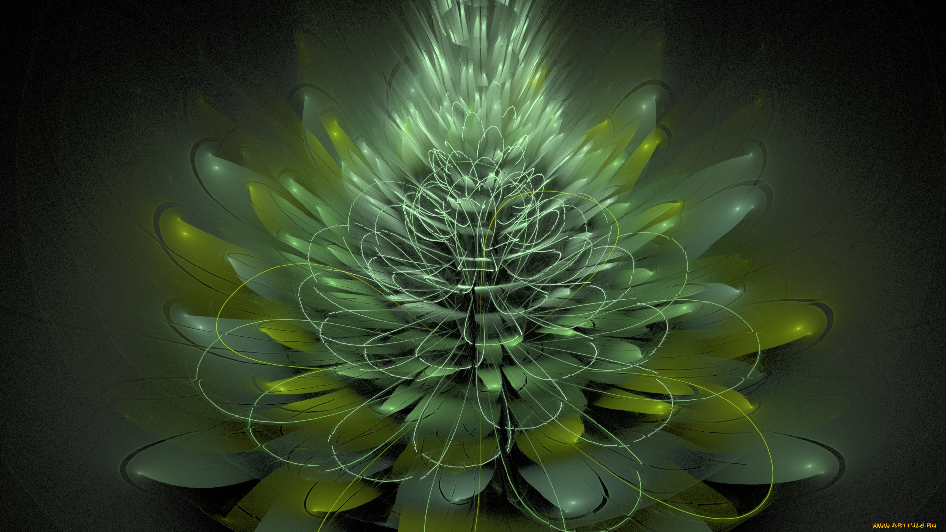 3д, графика, fractal, фракталы, узор, цвета