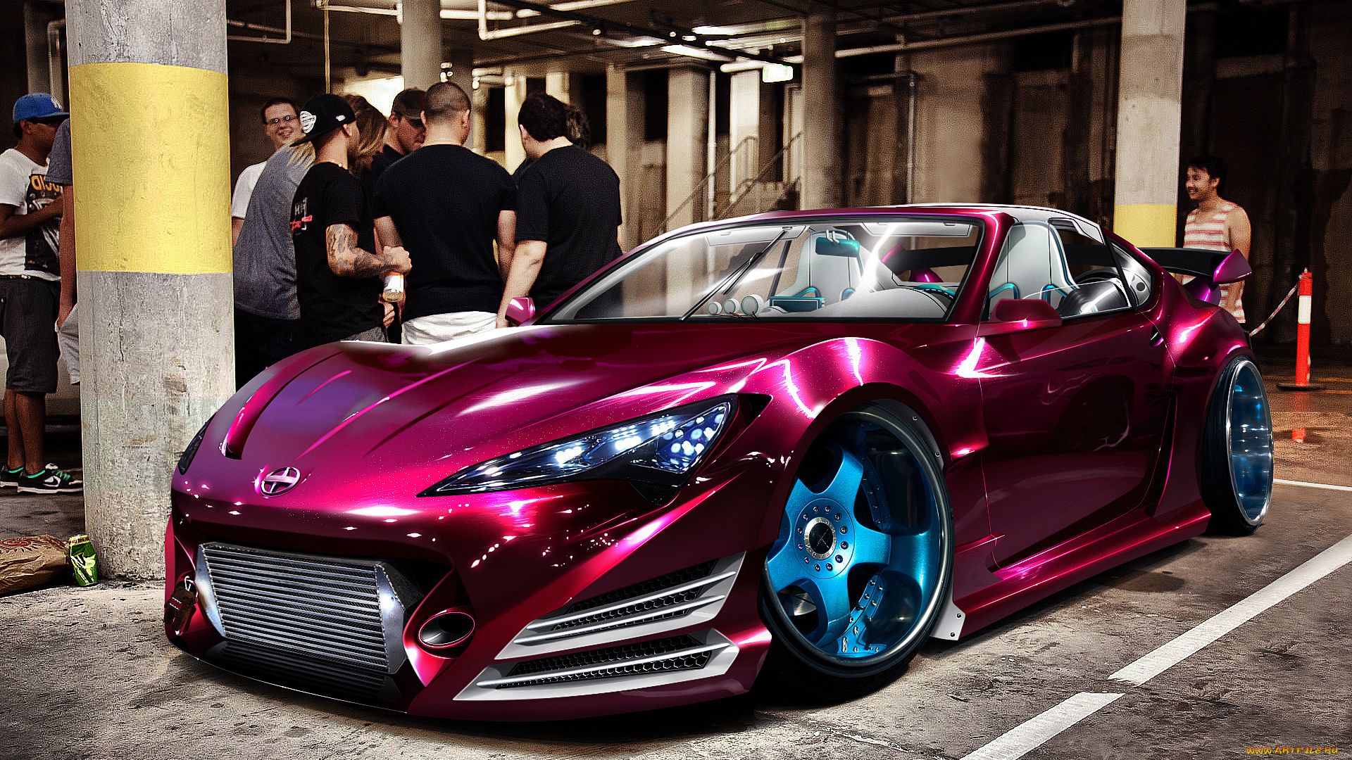 автомобили, виртуальный, тюнинг, toyota