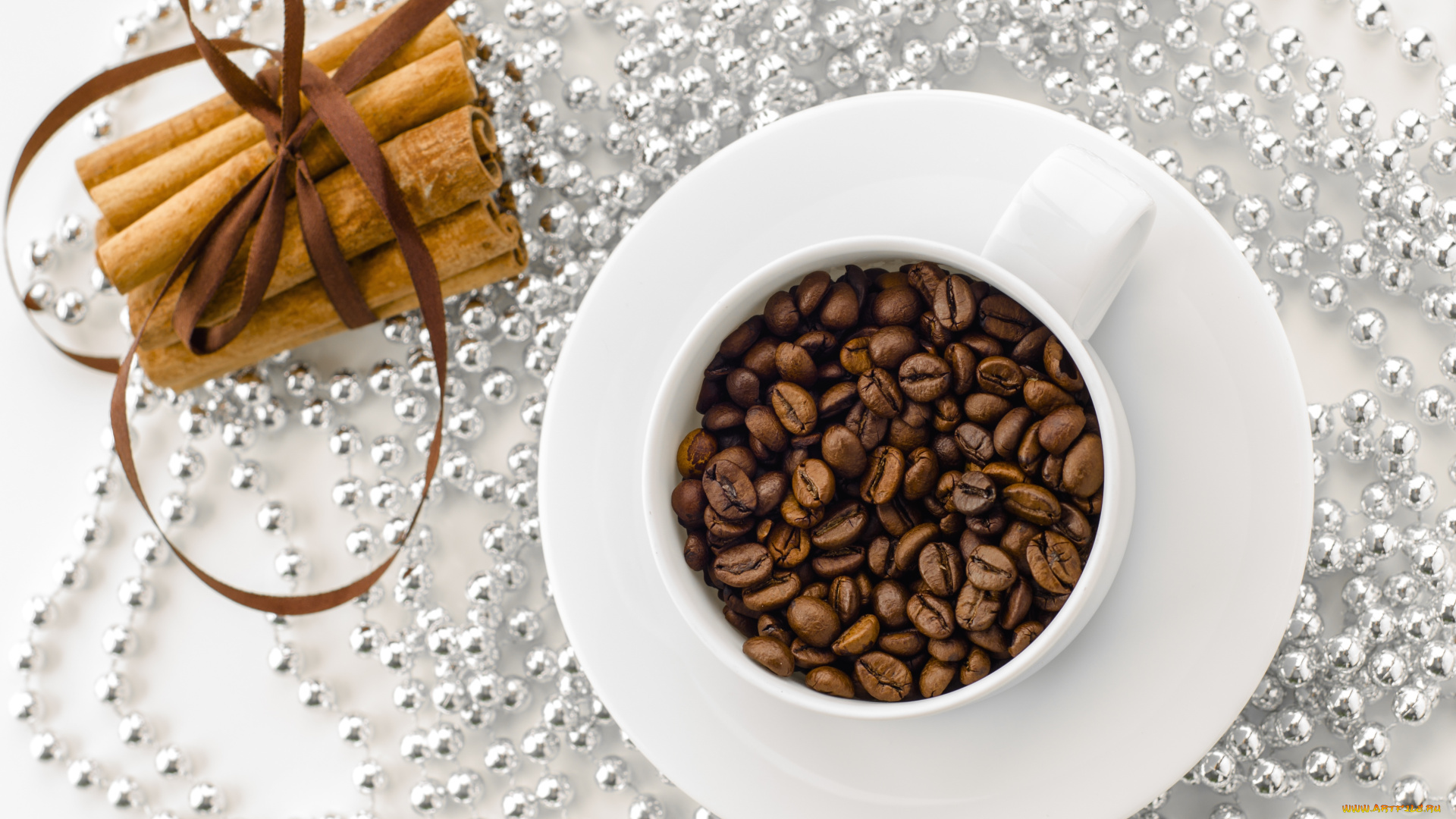 еда, кофе, кофейные, зёрна, чашка, зерна, корица