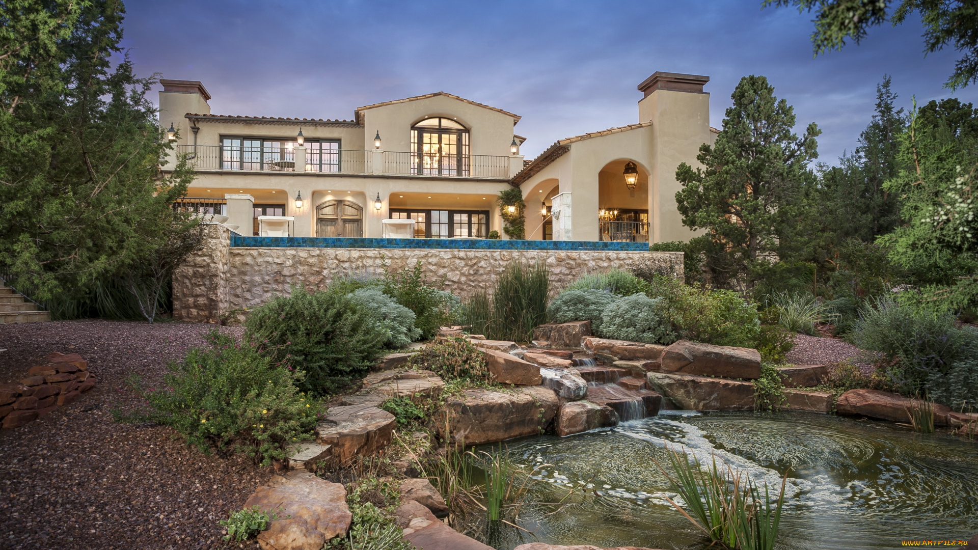 города, здания, дома, роскошь, бассейн, дом