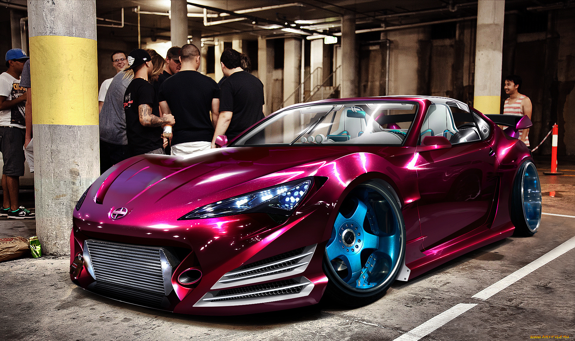 автомобили, виртуальный, тюнинг, toyota