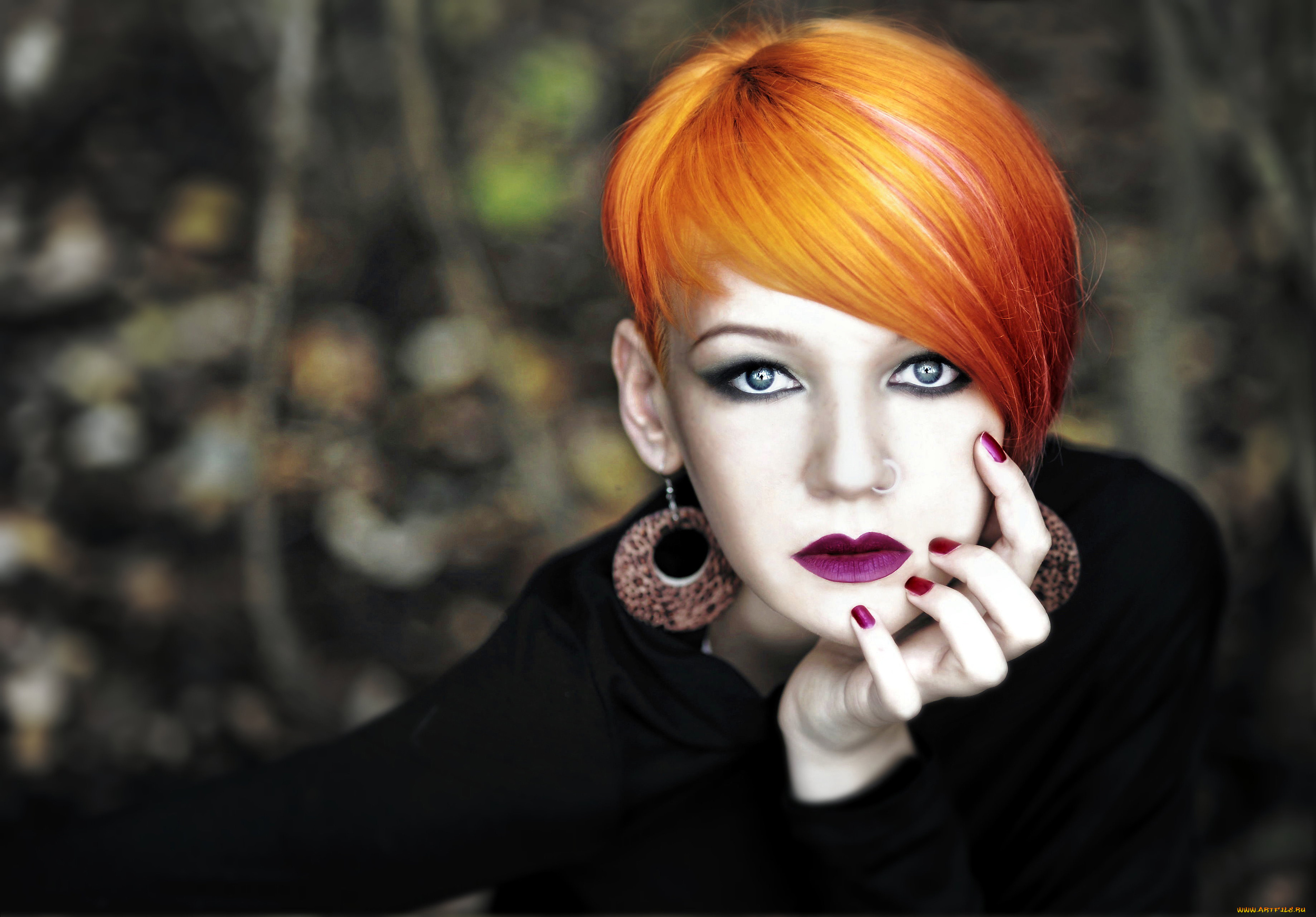 -Unsort, Лица, Портреты, девушки, unsort, лица, портреты, серьги