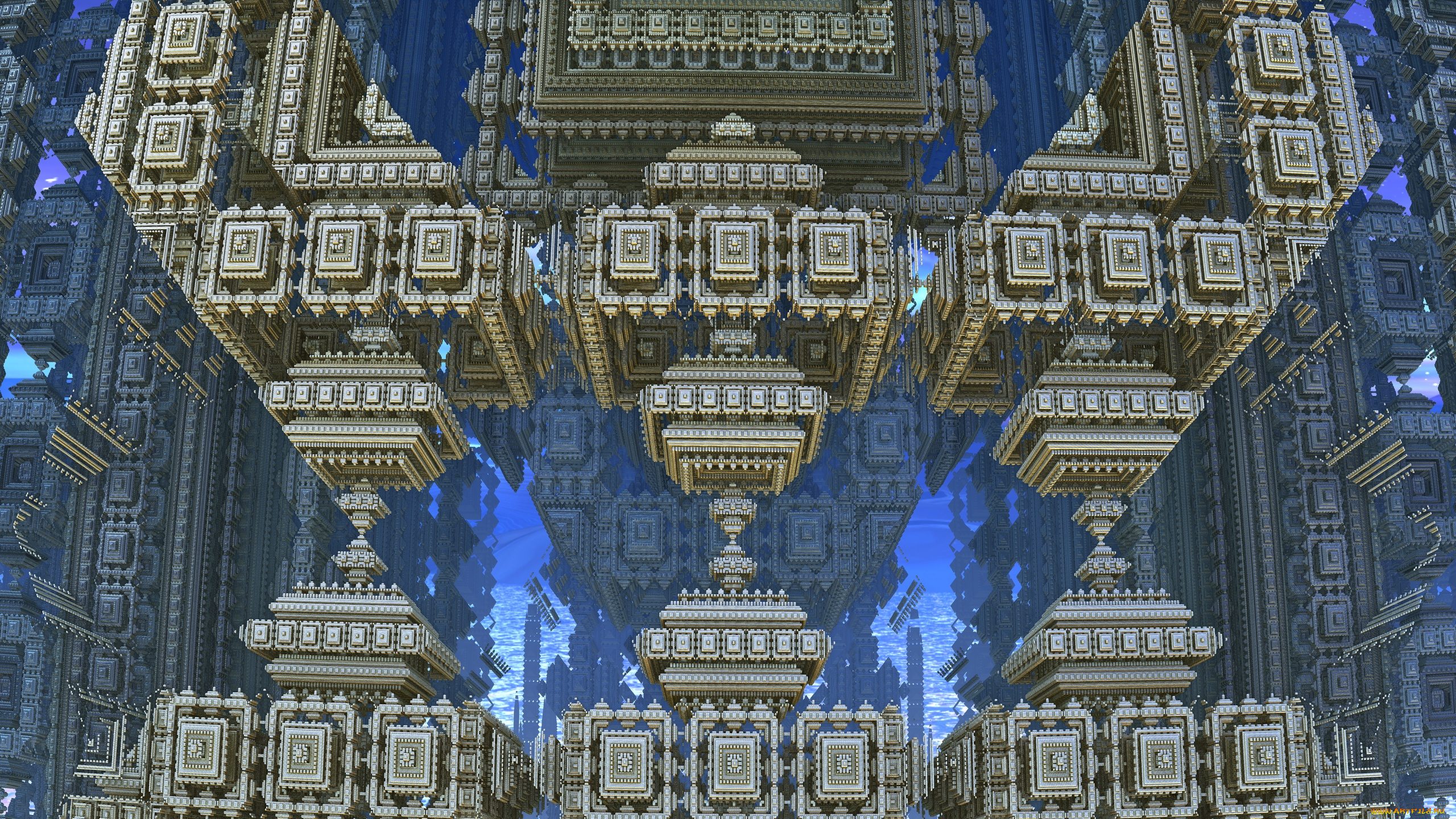 3д, графика, fractal, фракталы, узор, цвета