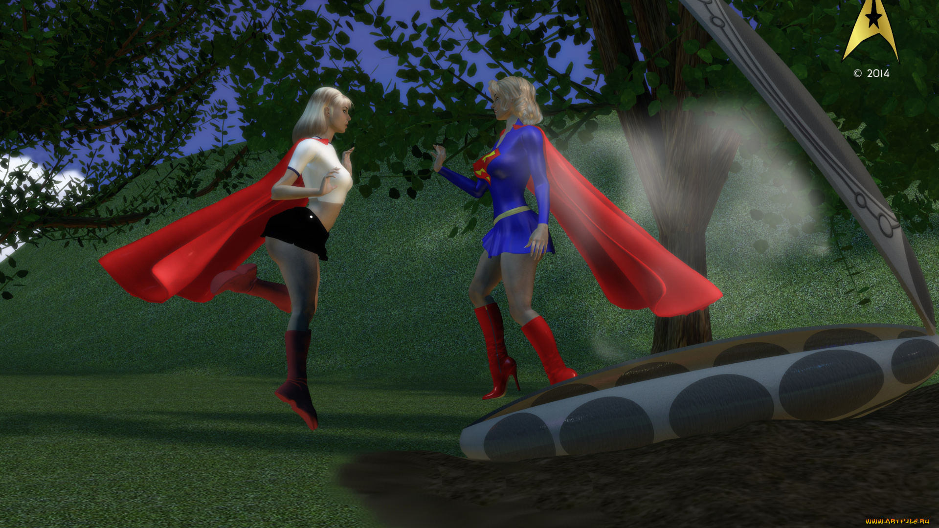 3д, графика, фантазия, , fantasy, супермены