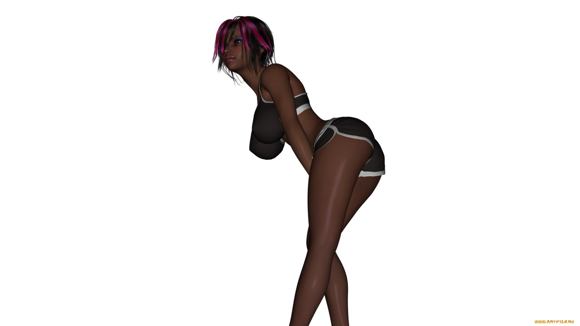 3д, графика, люди, , people, взгляд, девушка, фон