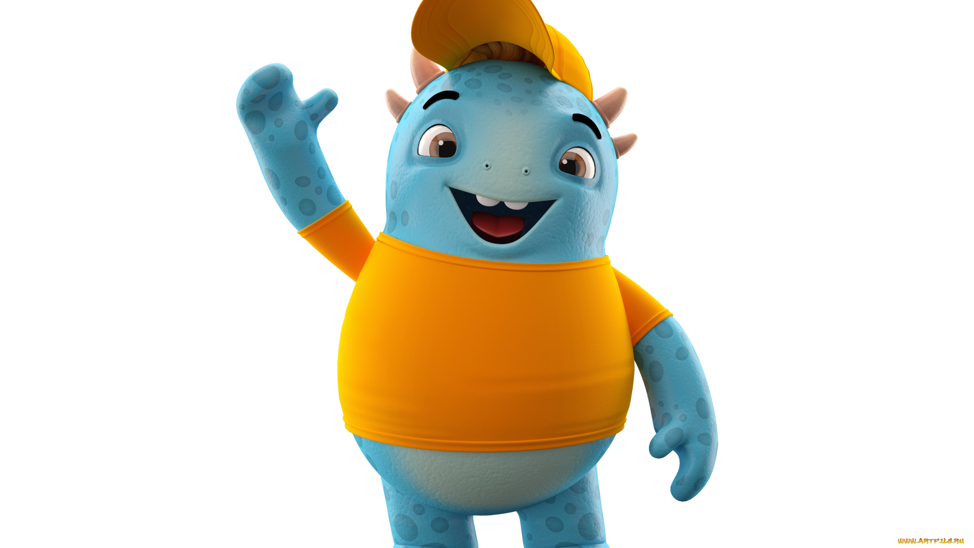 3д, графика, юмор, , humor, funny, smile, cute, monster, character