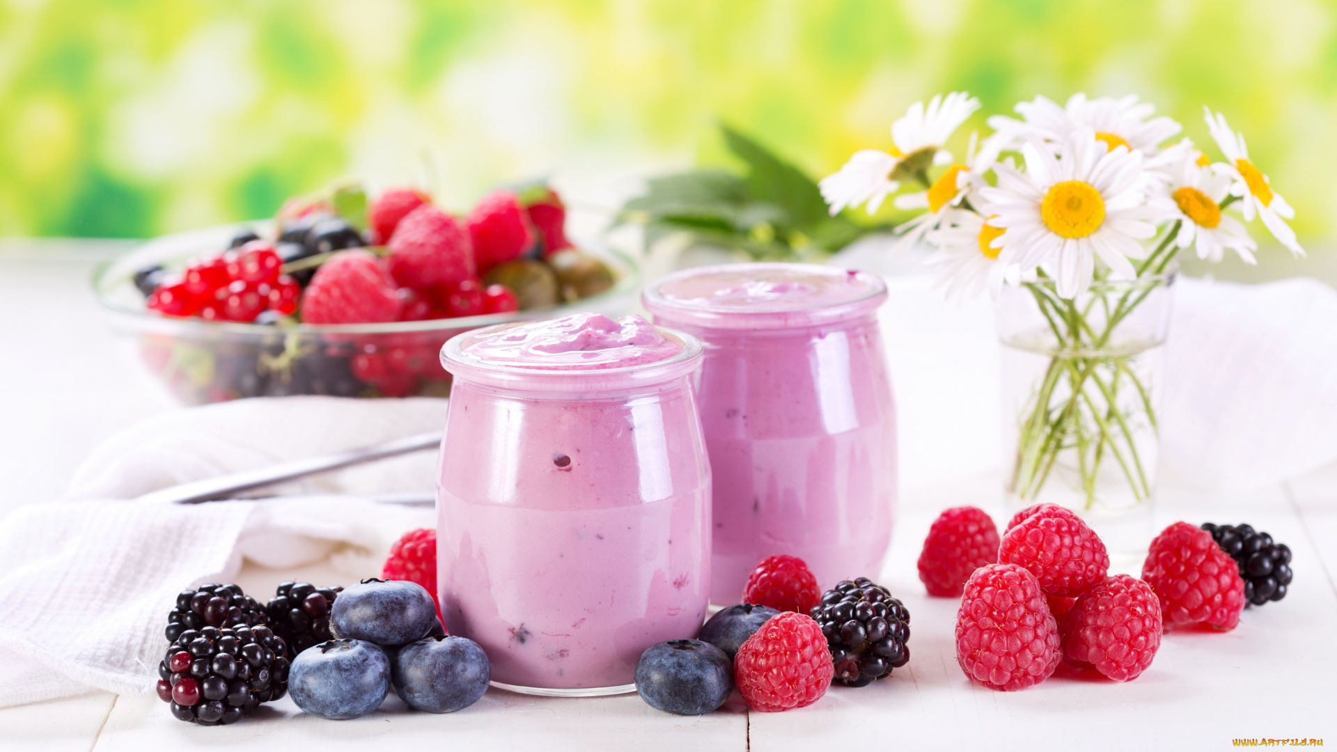 еда, мороженое, , десерты, ежевика, ягоды, десерт, черника, малина