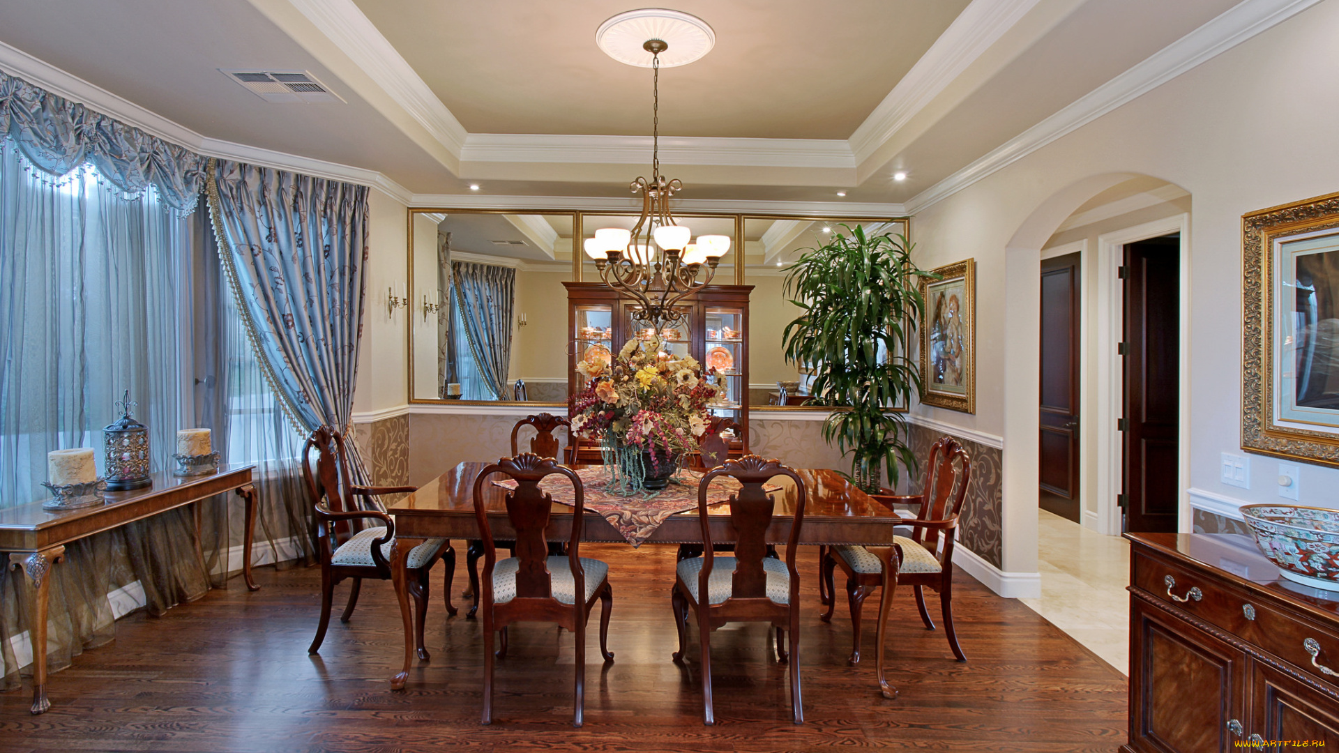 интерьер, столовая, дизайн, стиль, мебель