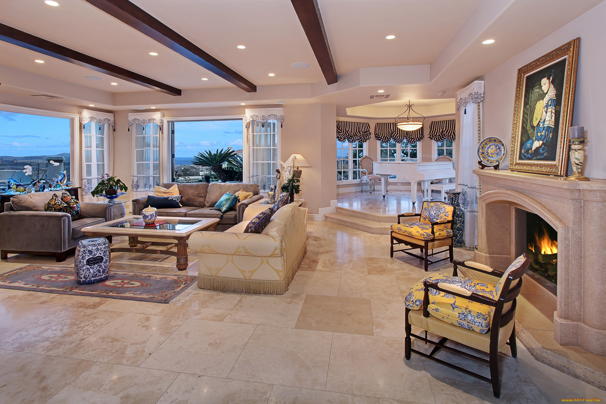 интерьер, гостиная, furniture, table, living, room, стиль, стол, мебель, style