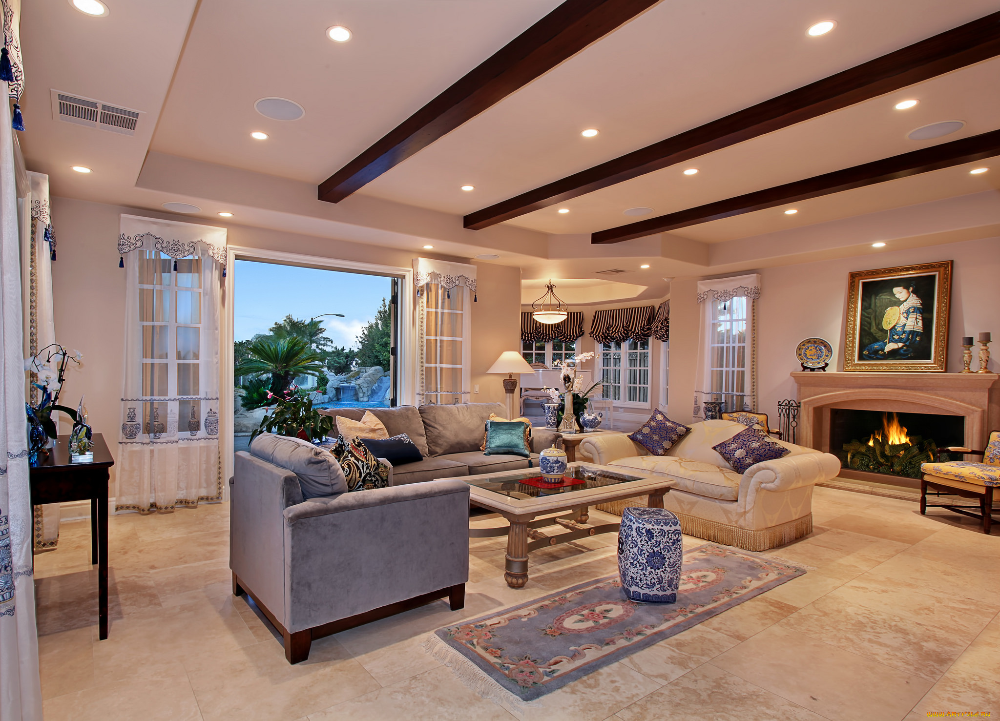 интерьер, гостиная, стиль, дизайн, мебель