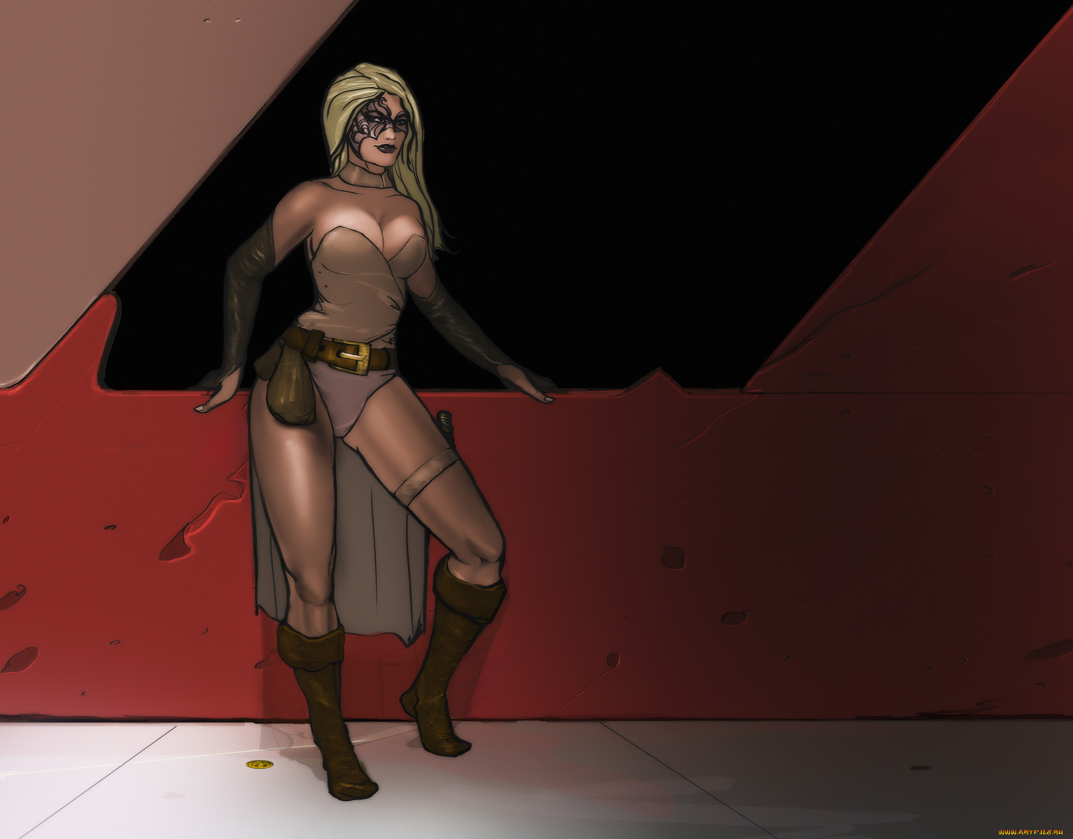 рисованные, люди, девушка, взгляд