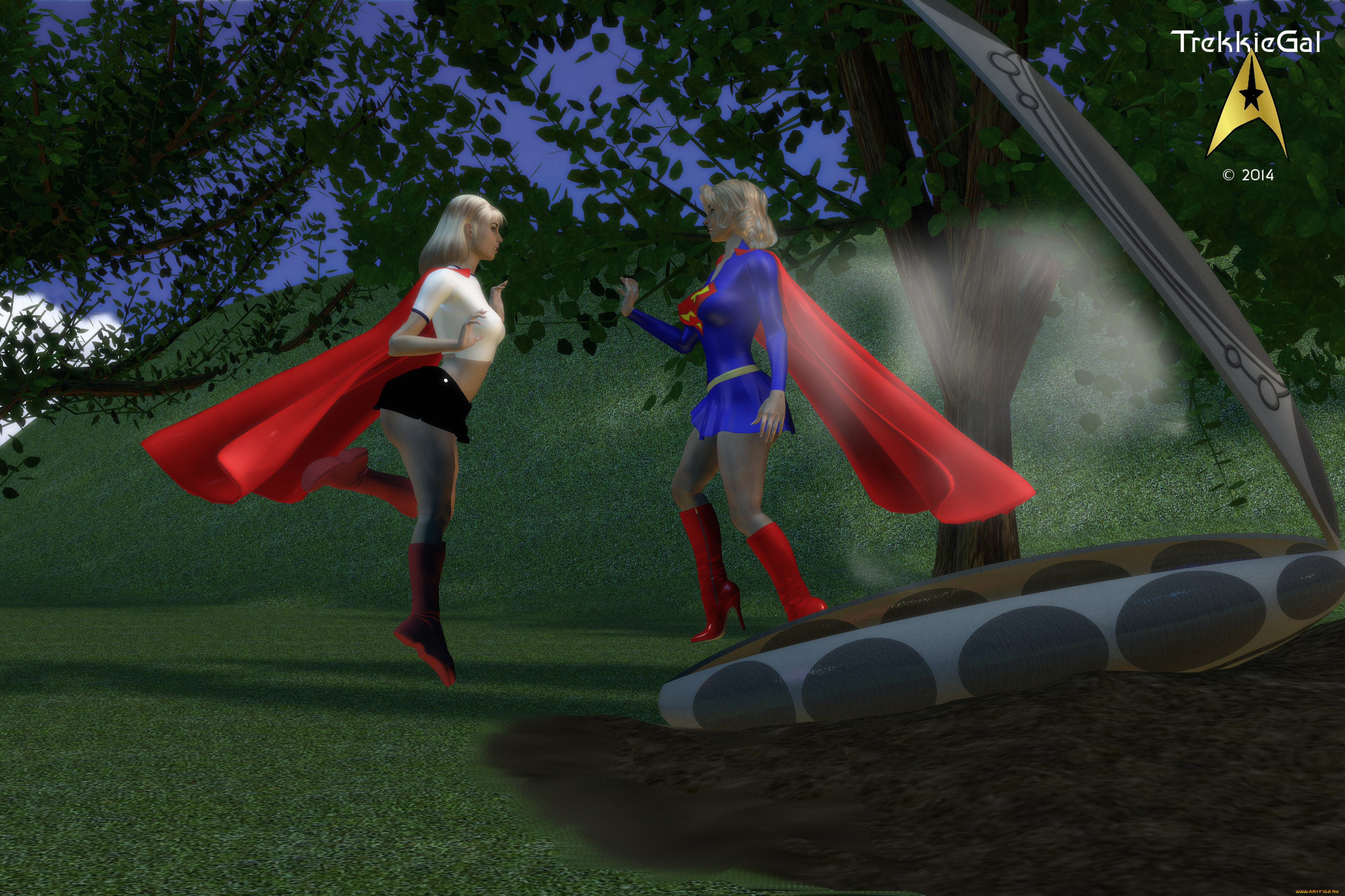 3д, графика, фантазия, , fantasy, супермены