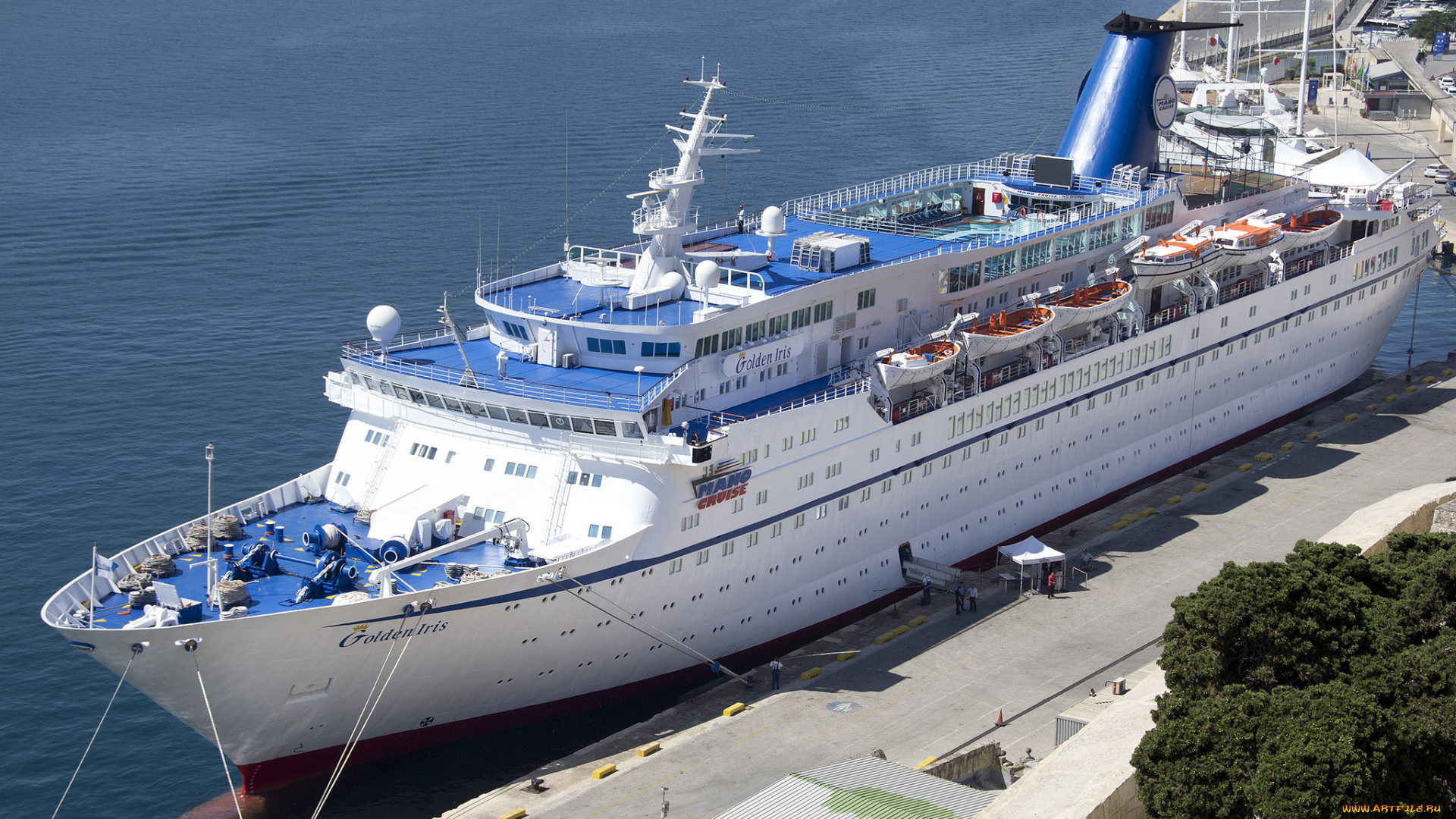 golden, iris, корабли, лайнеры, океанский, лайнер, причал, круиз